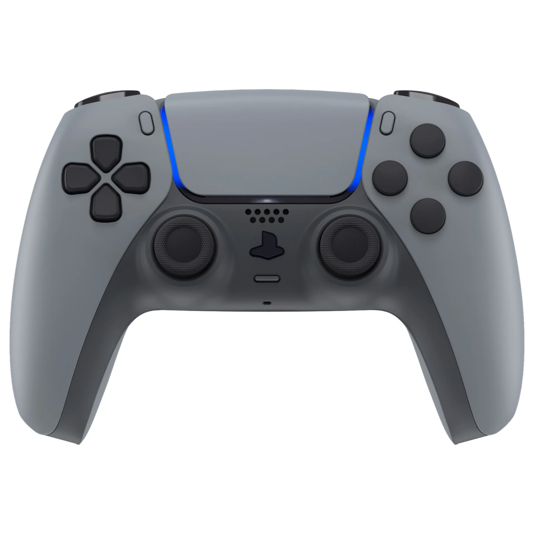 eXtremeRate Replacement Full Set Shells with Buttons Compatible with PS5 Controller BDM-030/040/050 - New Hope Gray - Image 2