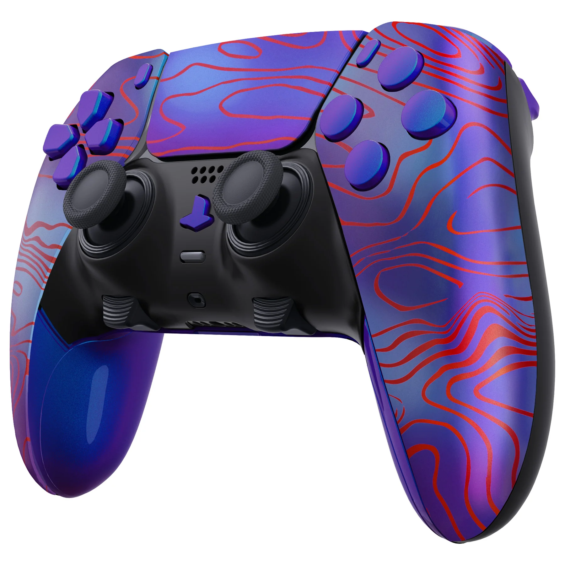 eXtremeRate Replacement Full Set Shells with Buttons Compatible with PS5 Edge Controller - Damascuscamo - Image 5