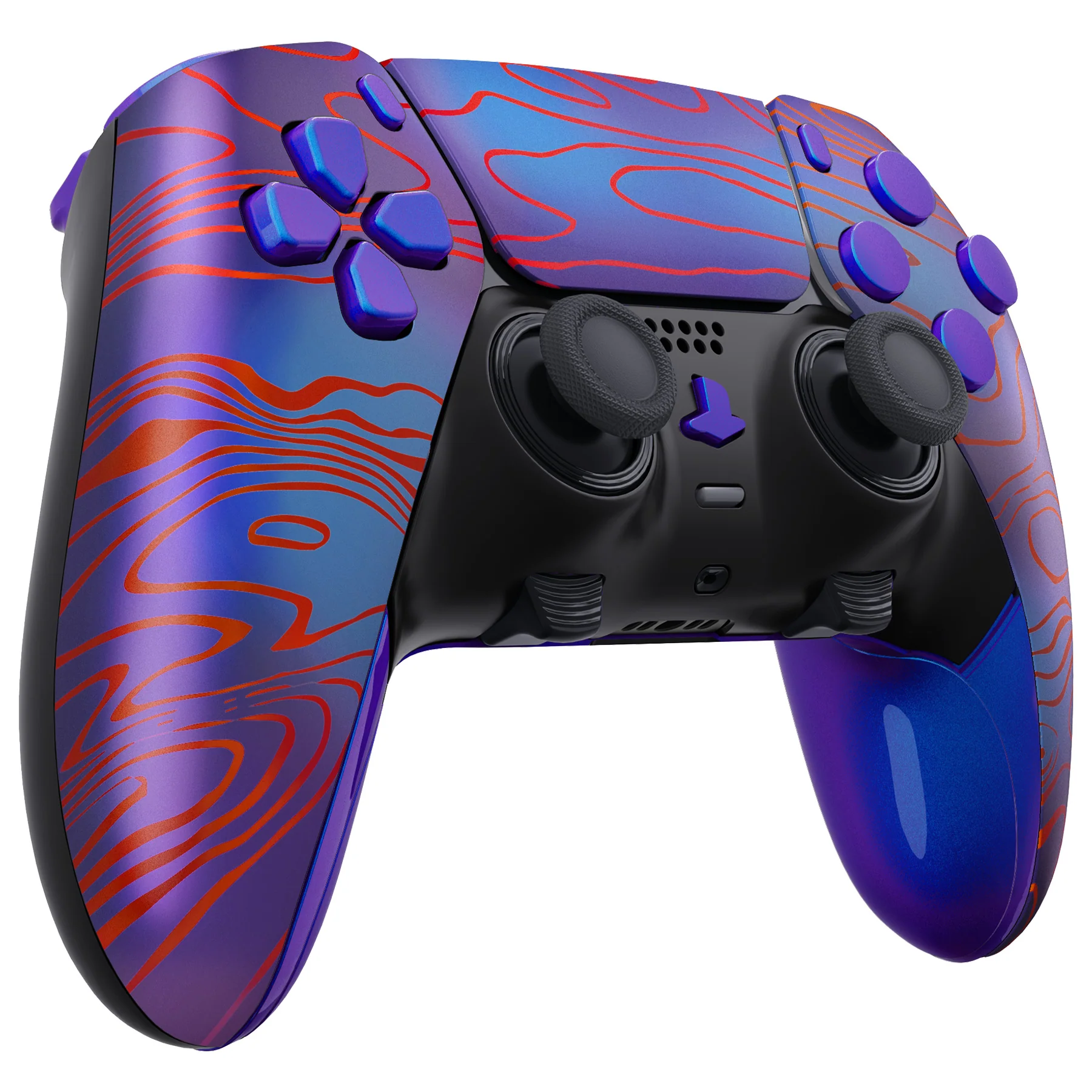 eXtremeRate Replacement Full Set Shells with Buttons Compatible with PS5 Edge Controller - Damascuscamo - Image 6