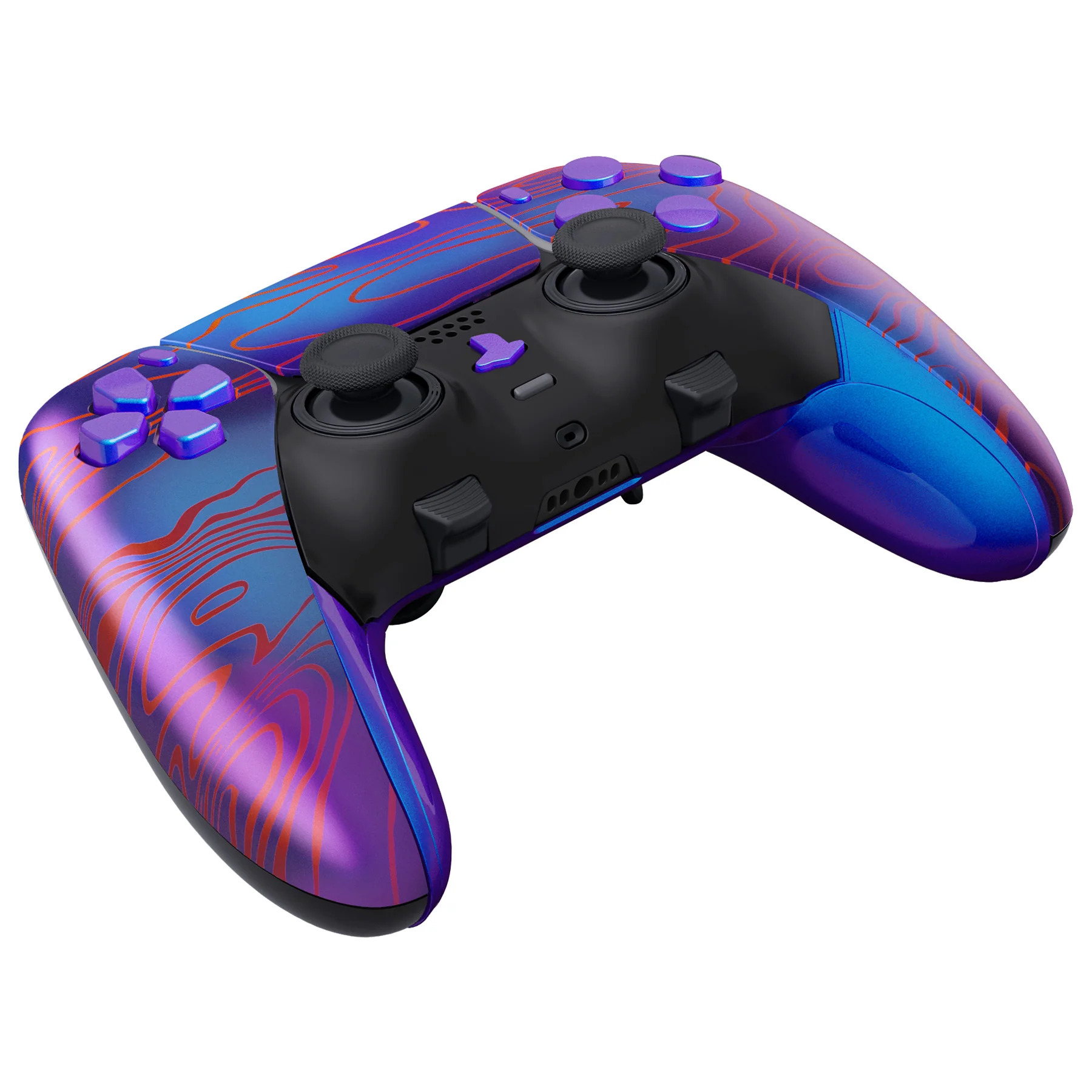 eXtremeRate Replacement Full Set Shells with Buttons Compatible with PS5 Edge Controller - Damascuscamo - Image 8