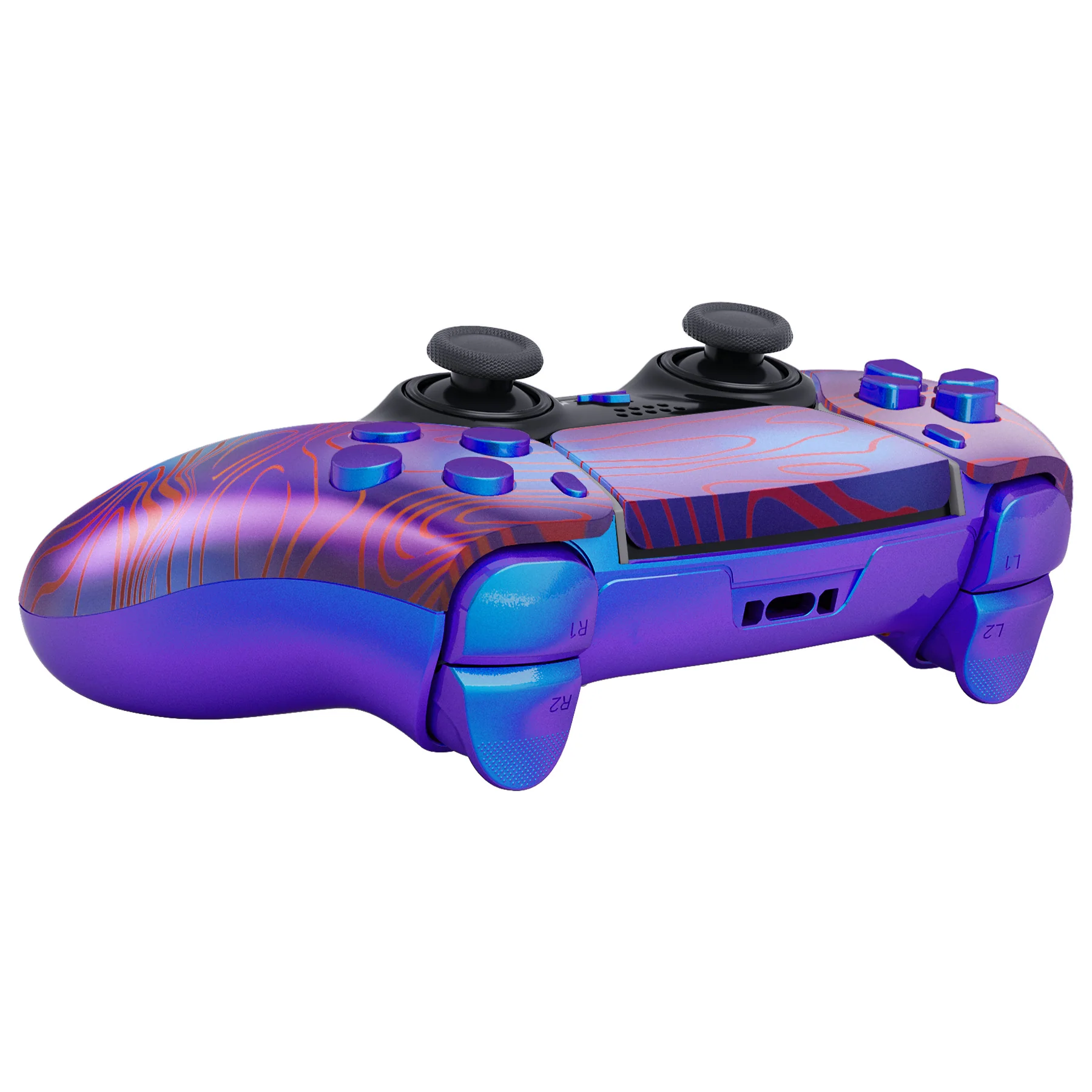 eXtremeRate Replacement Full Set Shells with Buttons Compatible with PS5 Edge Controller - Damascuscamo - Image 9