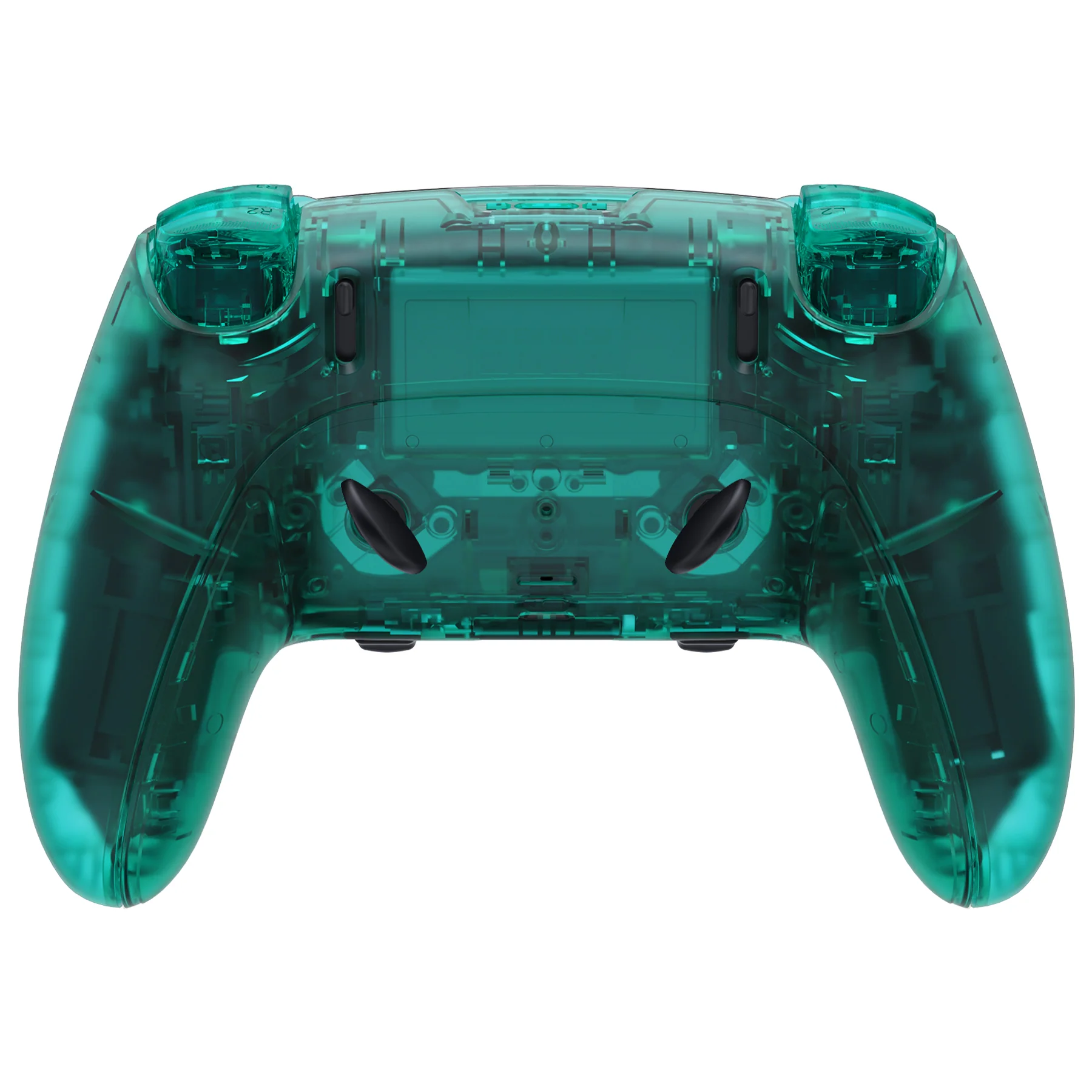 eXtremeRate Replacement Full Set Shells with Buttons Compatible with PS5 Edge Controller - Emerald Green - Image 6