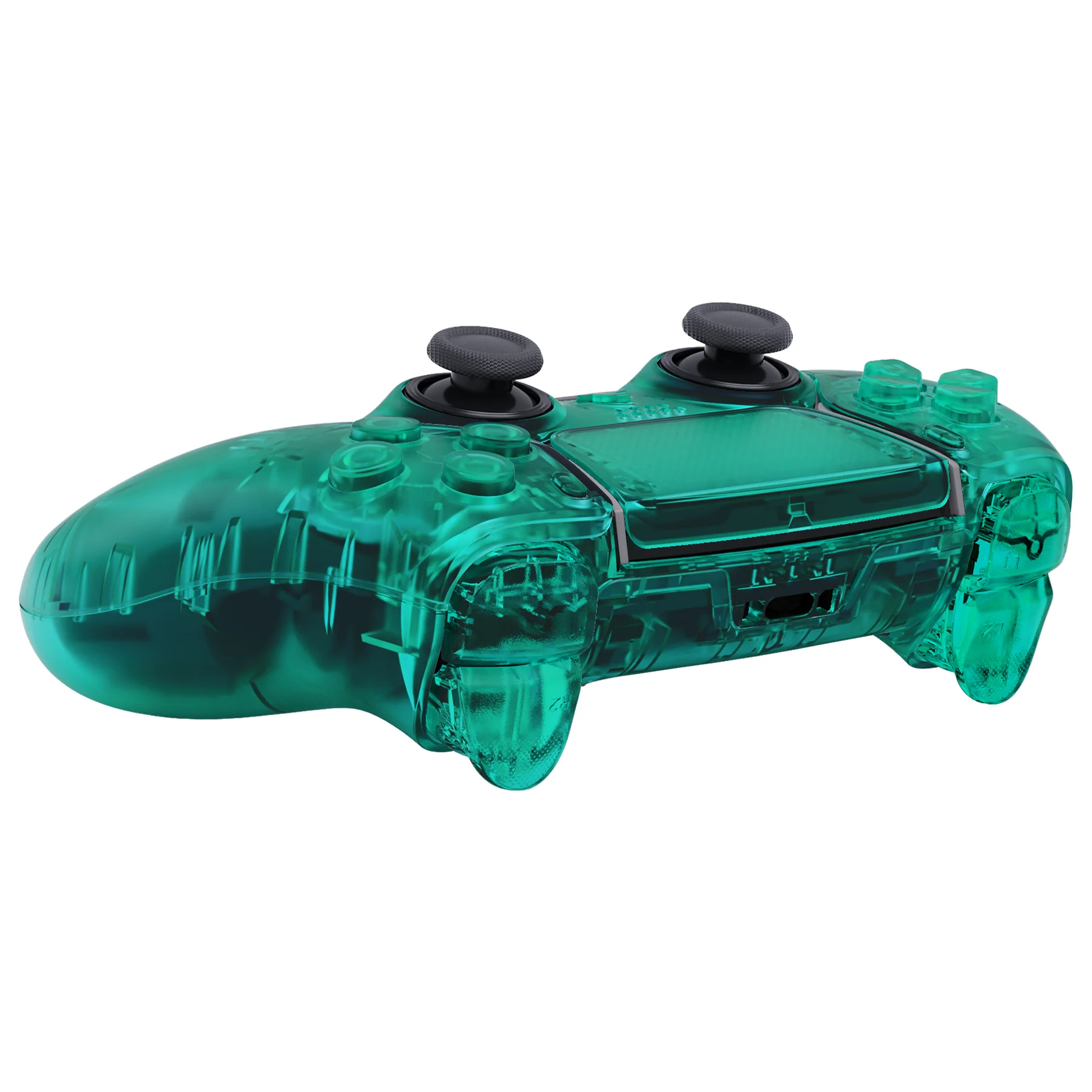 eXtremeRate Replacement Full Set Shells with Buttons Compatible with PS5 Edge Controller - Emerald Green - Image 8