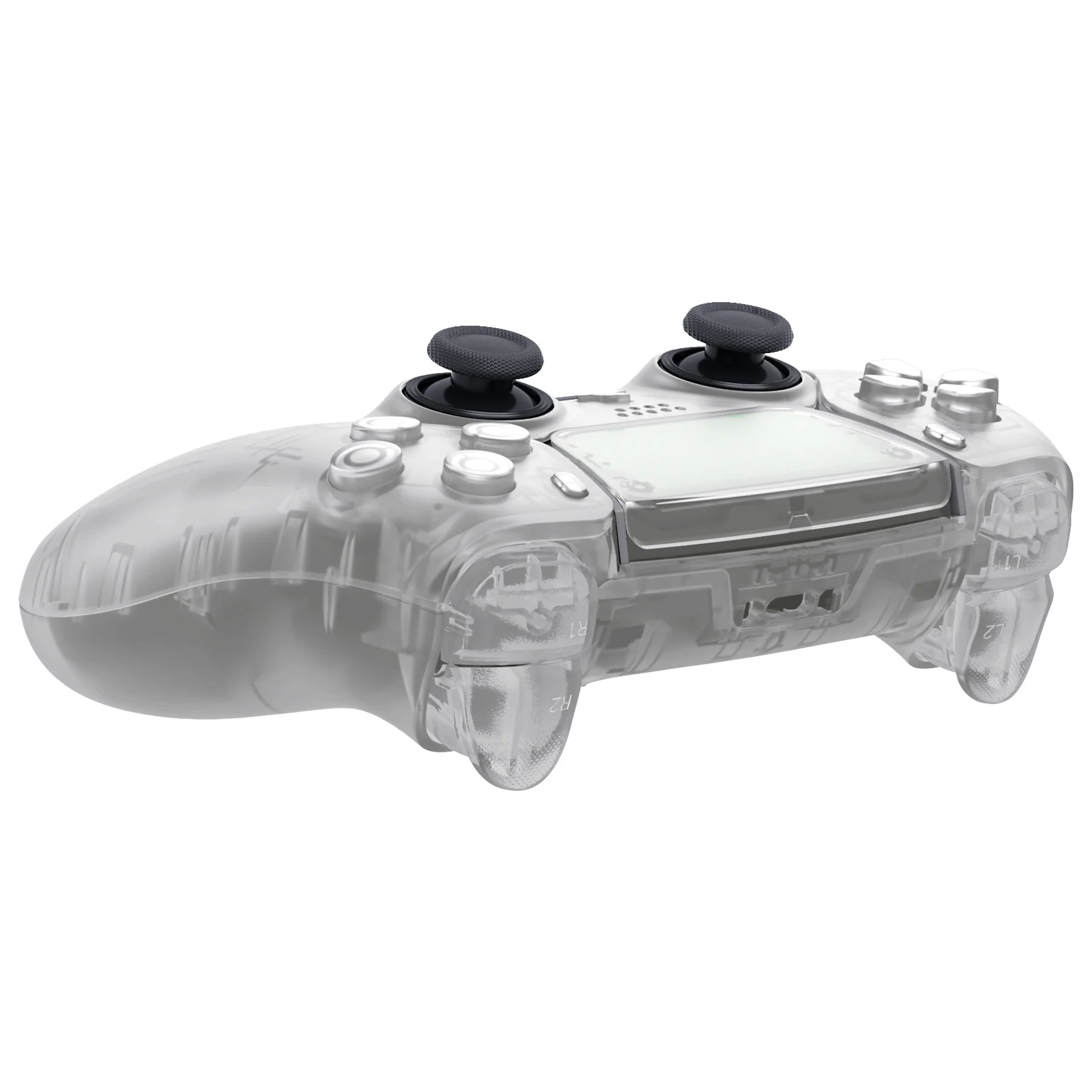 eXtremeRate Replacement Full Set Shells with Buttons Compatible with PS5 Edge Controller - Glow in Dark - Green - Image 9