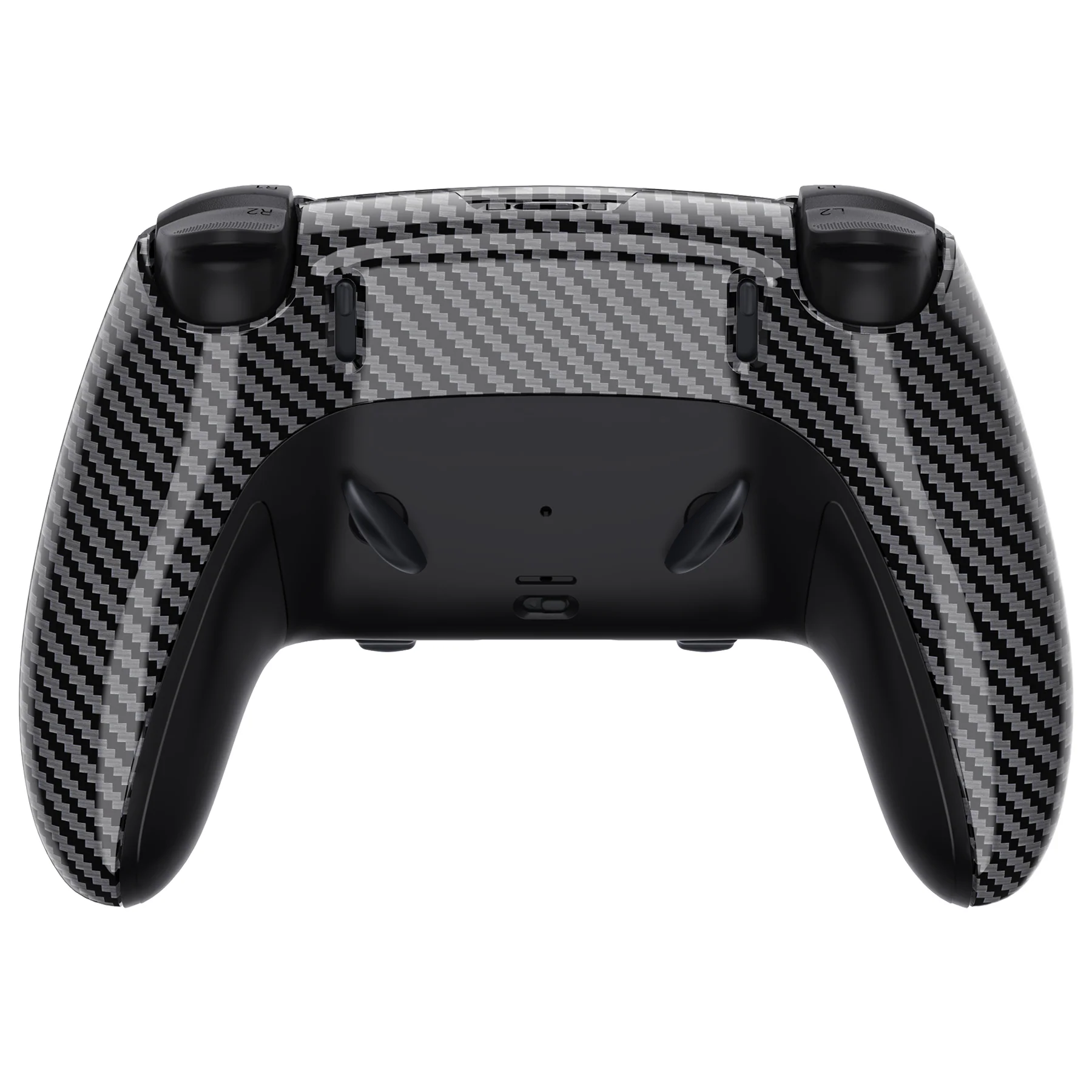 eXtremeRate Replacement Full Set Shells with Buttons Compatible with PS5 Edge Controller - Graphite Carbon Fiber - Image 7