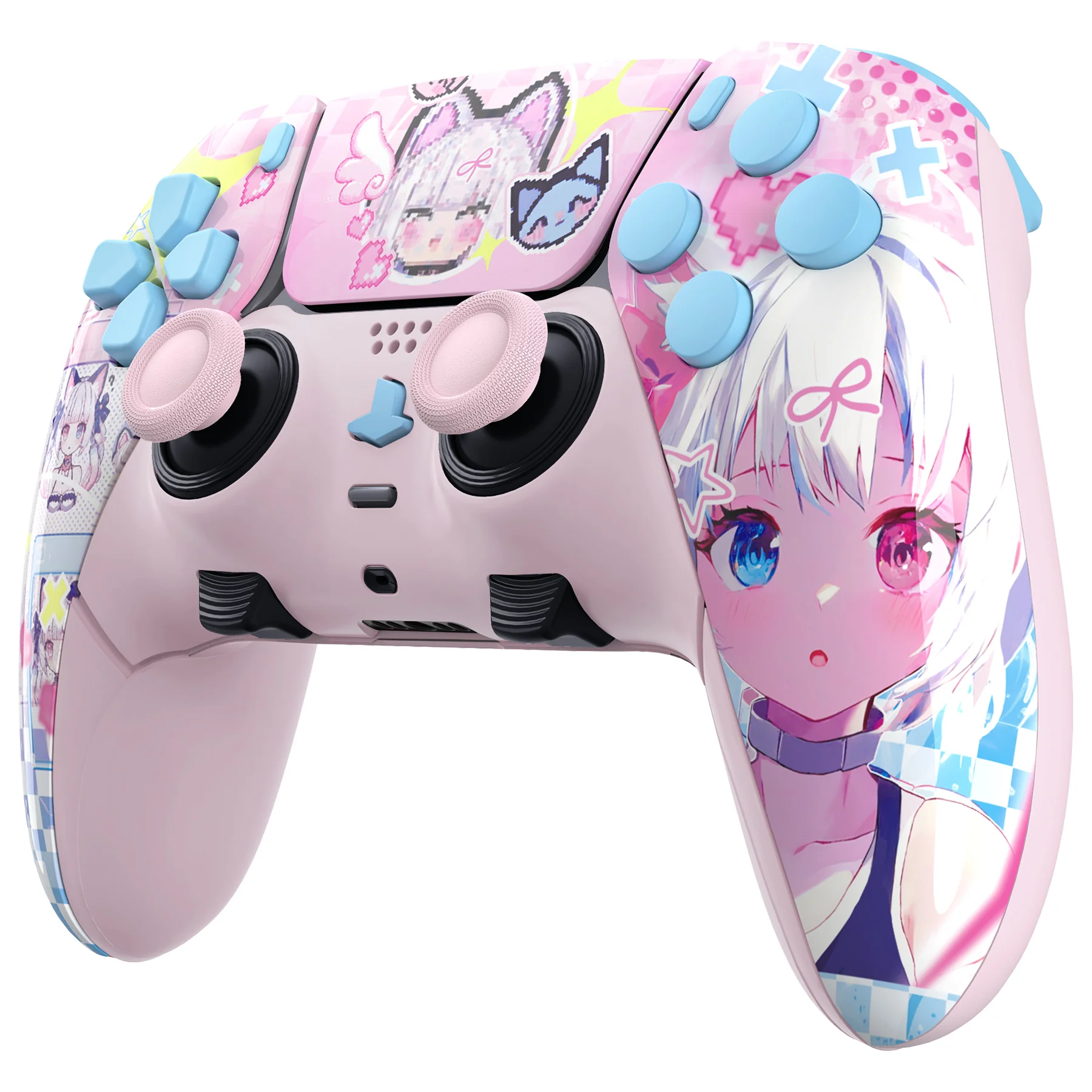 eXtremeRate Replacement Full Set Shells with Buttons Compatible with PS5 Edge Controller - MeWoow - Image 5
