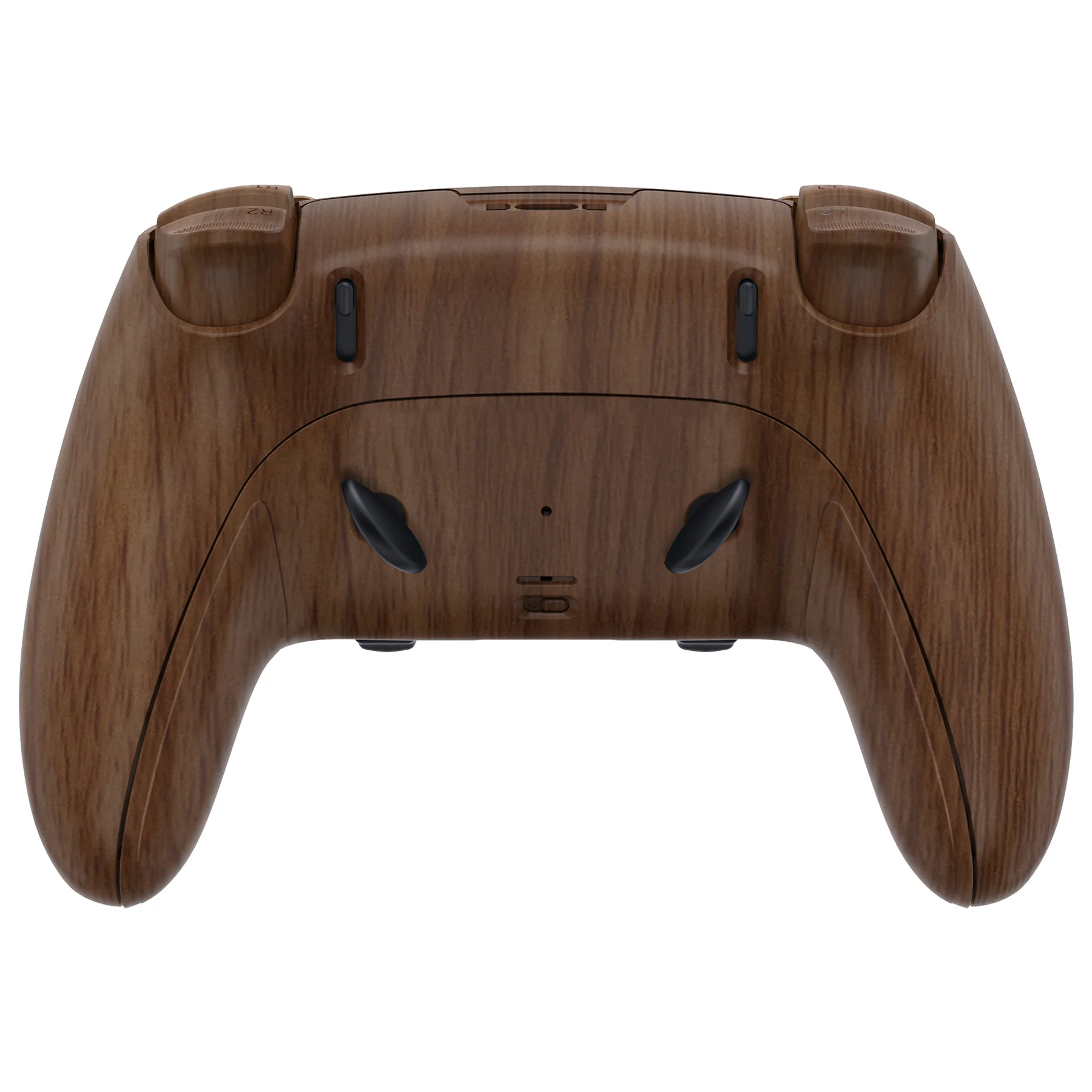 eXtremeRate Replacement Full Set Shells with Buttons Compatible with PS5 Edge Controller - Wood Grain - Image 7