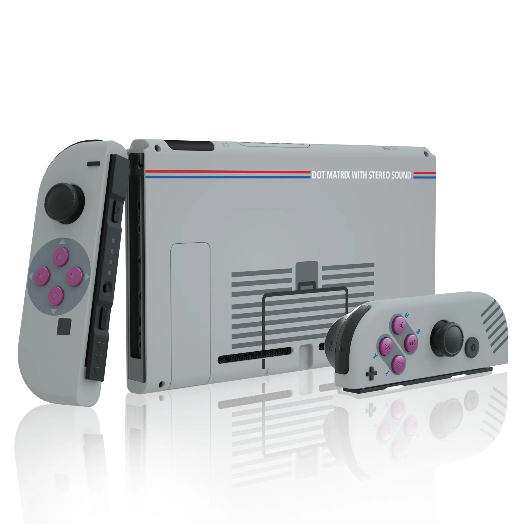 eXtremeRate Replacement Full Set Shells with Buttons for Nintendo Switch - Classic 1989 GB DMG-01 - Image 3