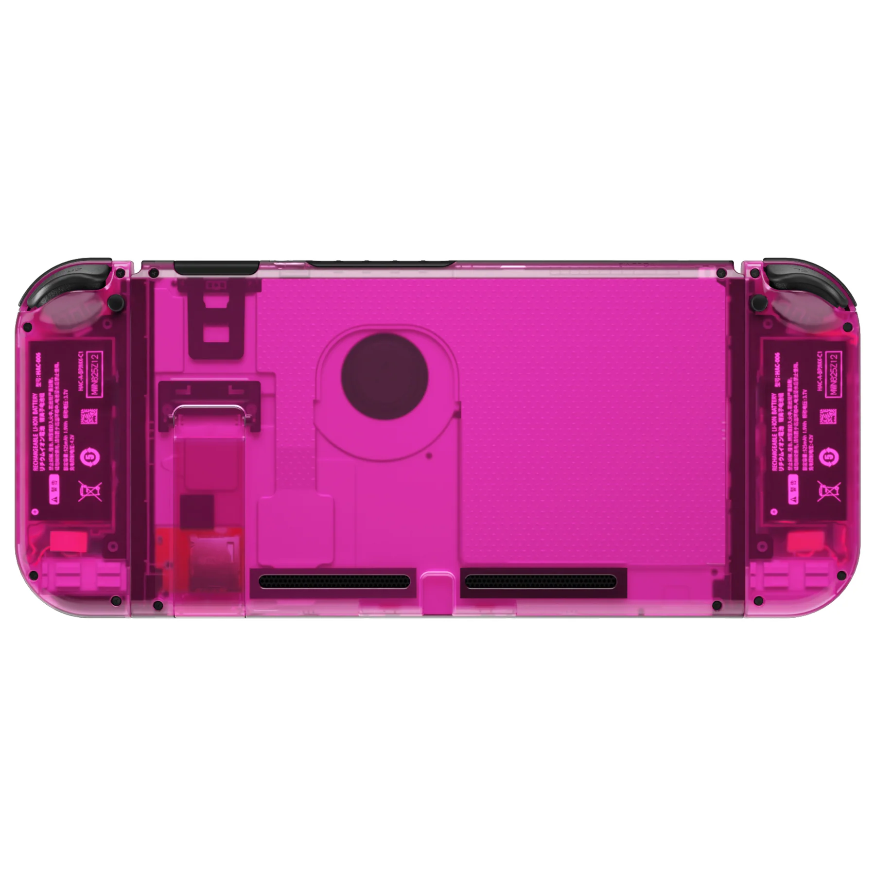 eXtremeRate Replacement Full Set Shells with Buttons for Nintendo Switch - Clear Candy Pink - Image 8