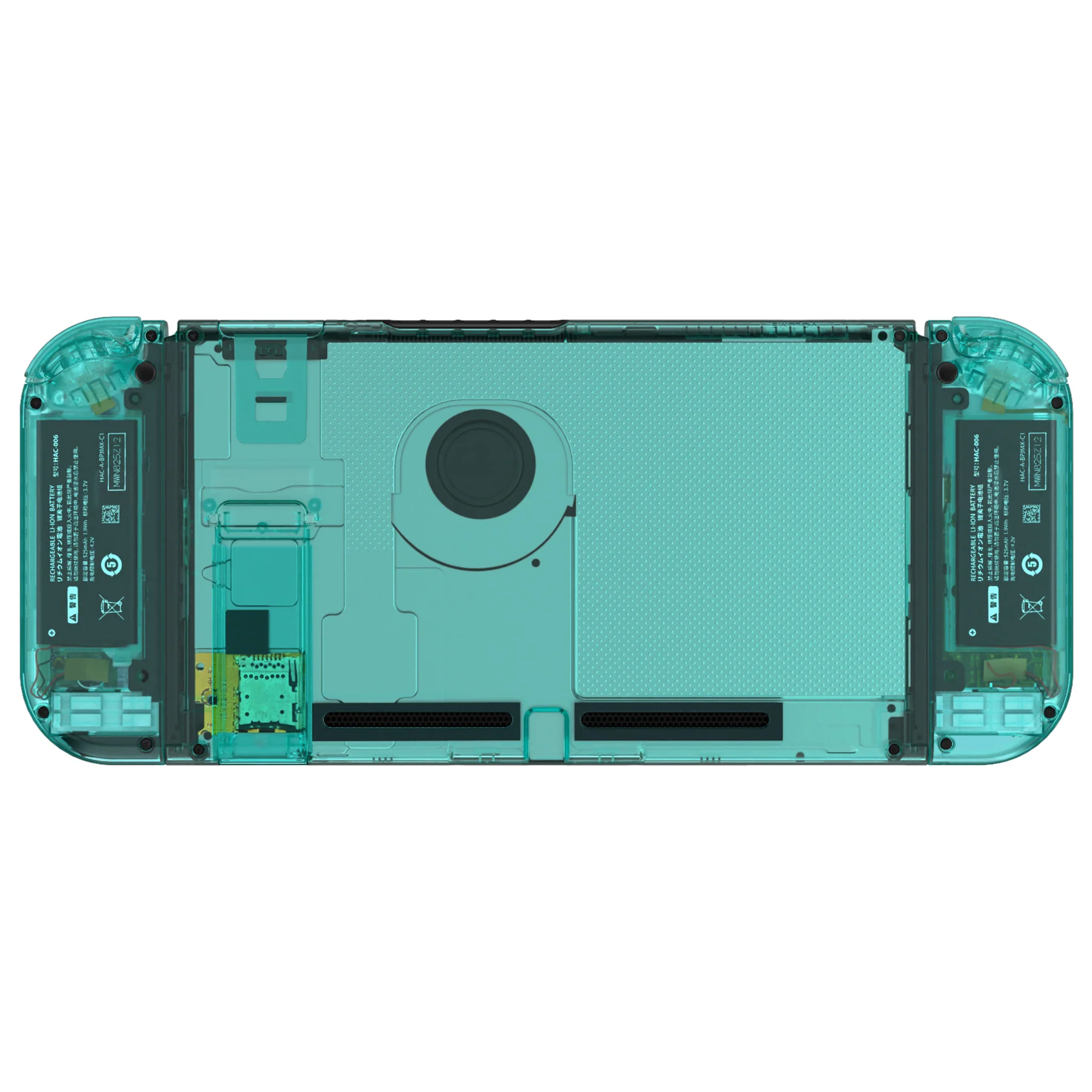 eXtremeRate Replacement Full Set Shells with Buttons for Nintendo Switch - Crystal Emerald Green - Image 6