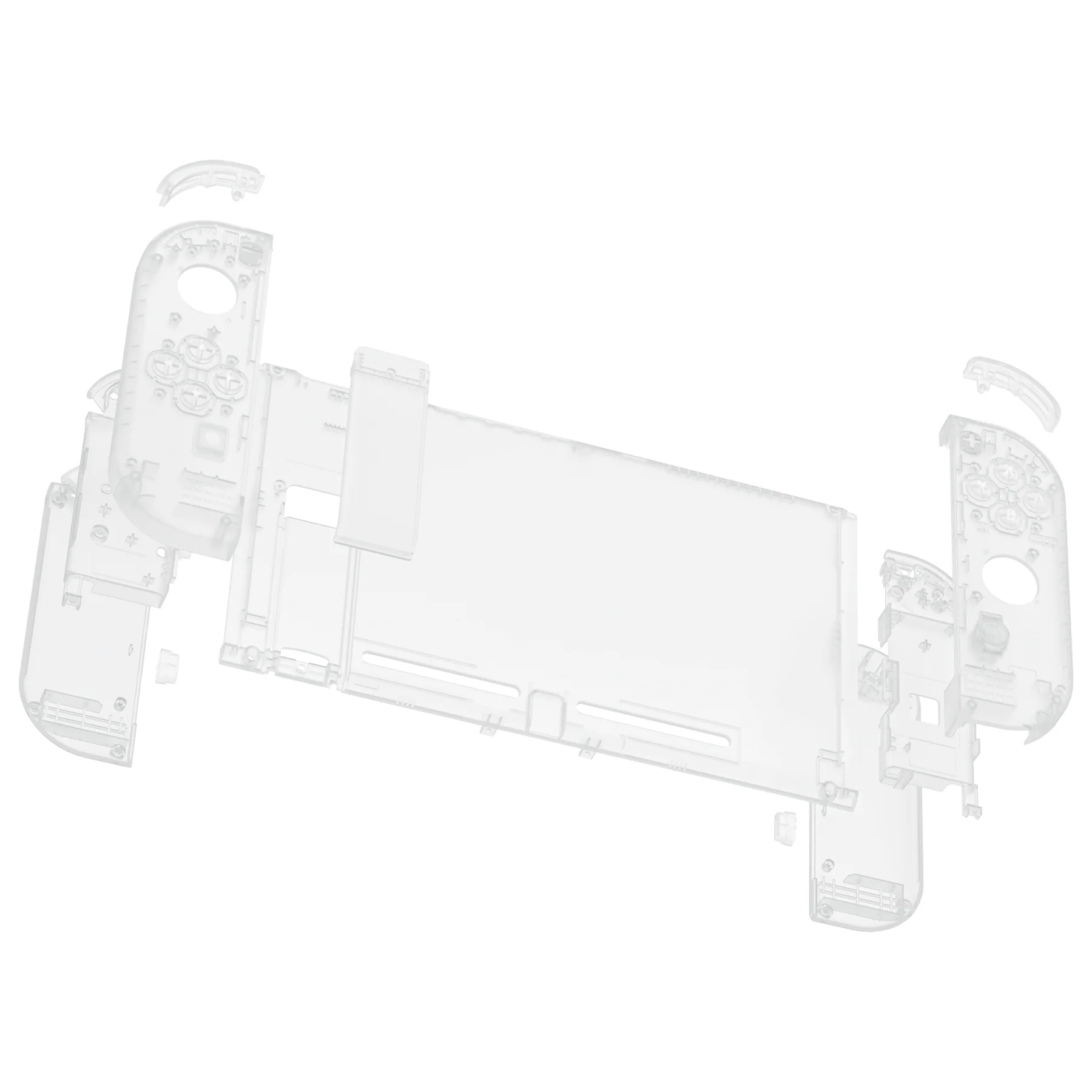 eXtremeRate Replacement Full Set Shells with Buttons for Nintendo Switch - Glow in Dark - Green - Image 8