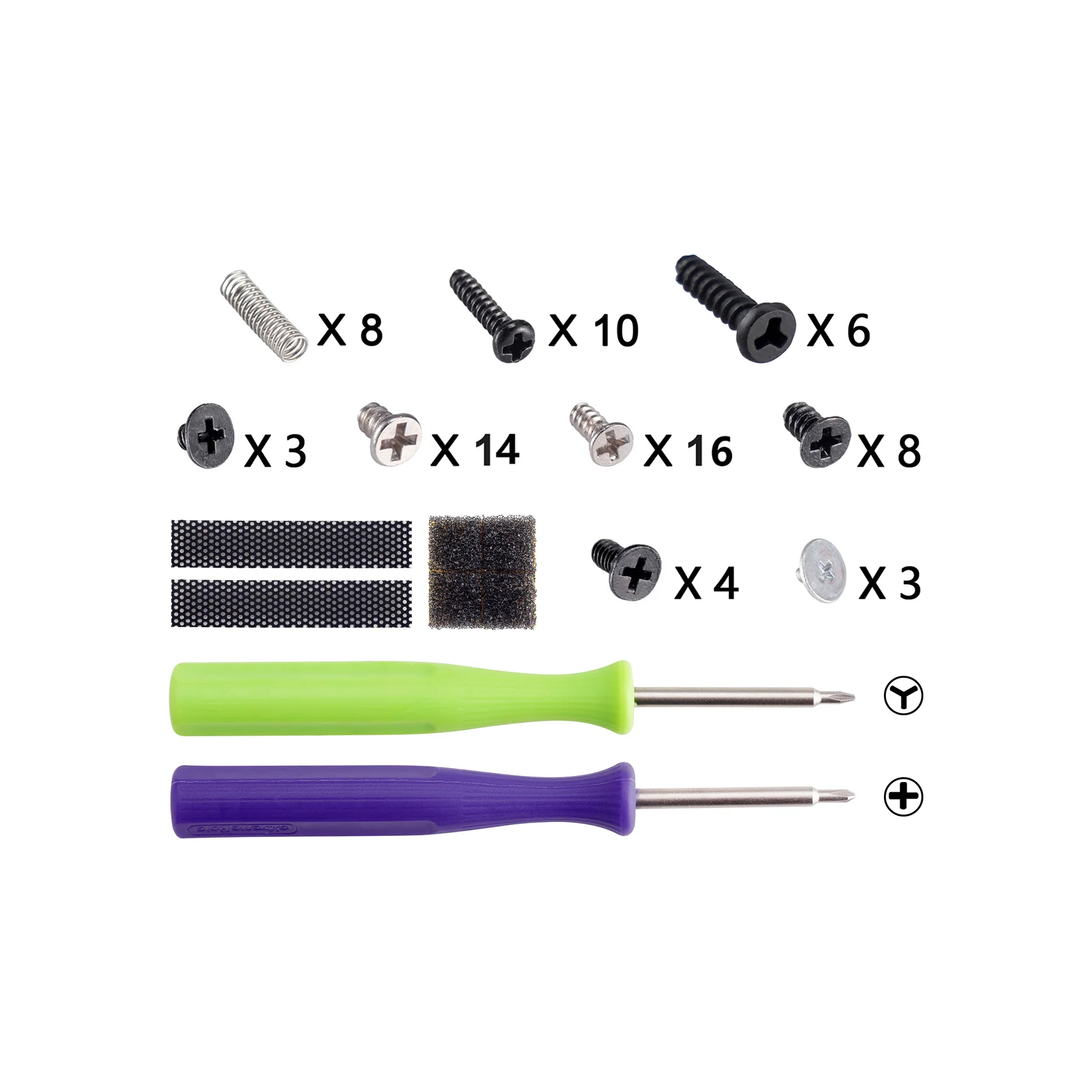 eXtremeRate Replacement Full Set Shells with Buttons for Nintendo Switch - Clear Atomic Purple - Image 9