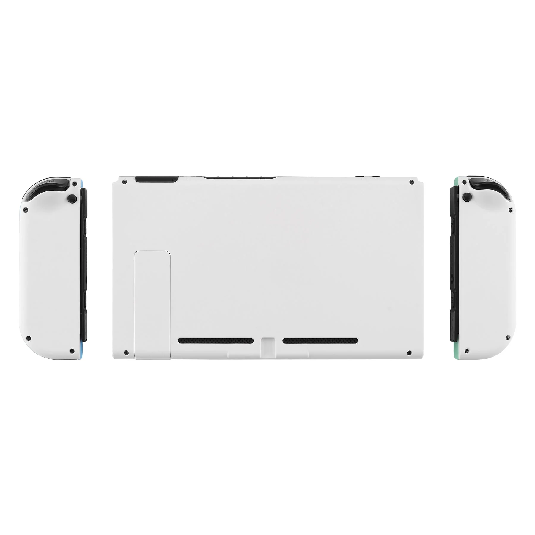 eXtremeRate Replacement Full Set Shells with Buttons for Nintendo Switch - Mint Green & Heaven Blue - Image 11