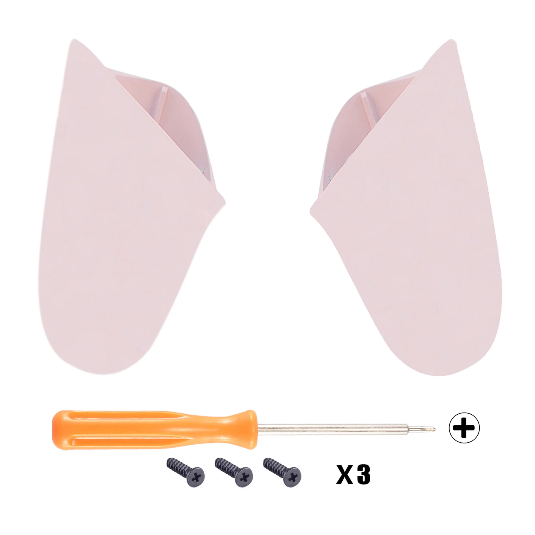 eXtremeRate Replacement Handle Grips for Nintendo Switch Pro Controller - Cherry Blossoms Pink - Image 2