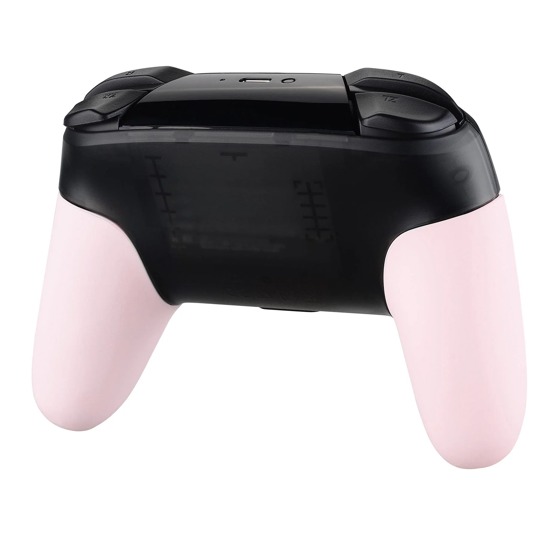 eXtremeRate Replacement Handle Grips for Nintendo Switch Pro Controller - Cherry Blossoms Pink - Image 6