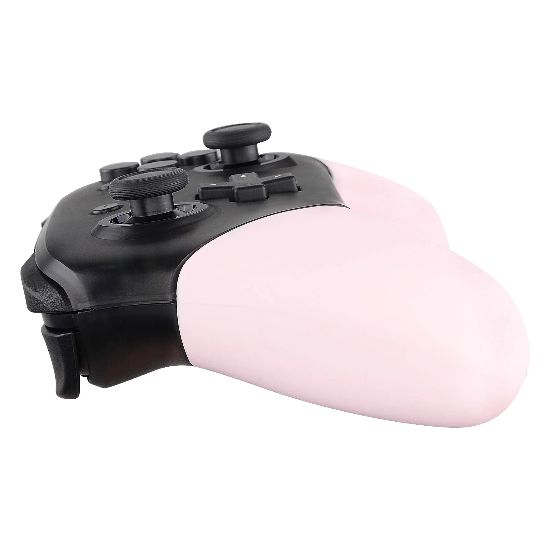 eXtremeRate Replacement Handle Grips for Nintendo Switch Pro Controller - Cherry Blossoms Pink - Image 7