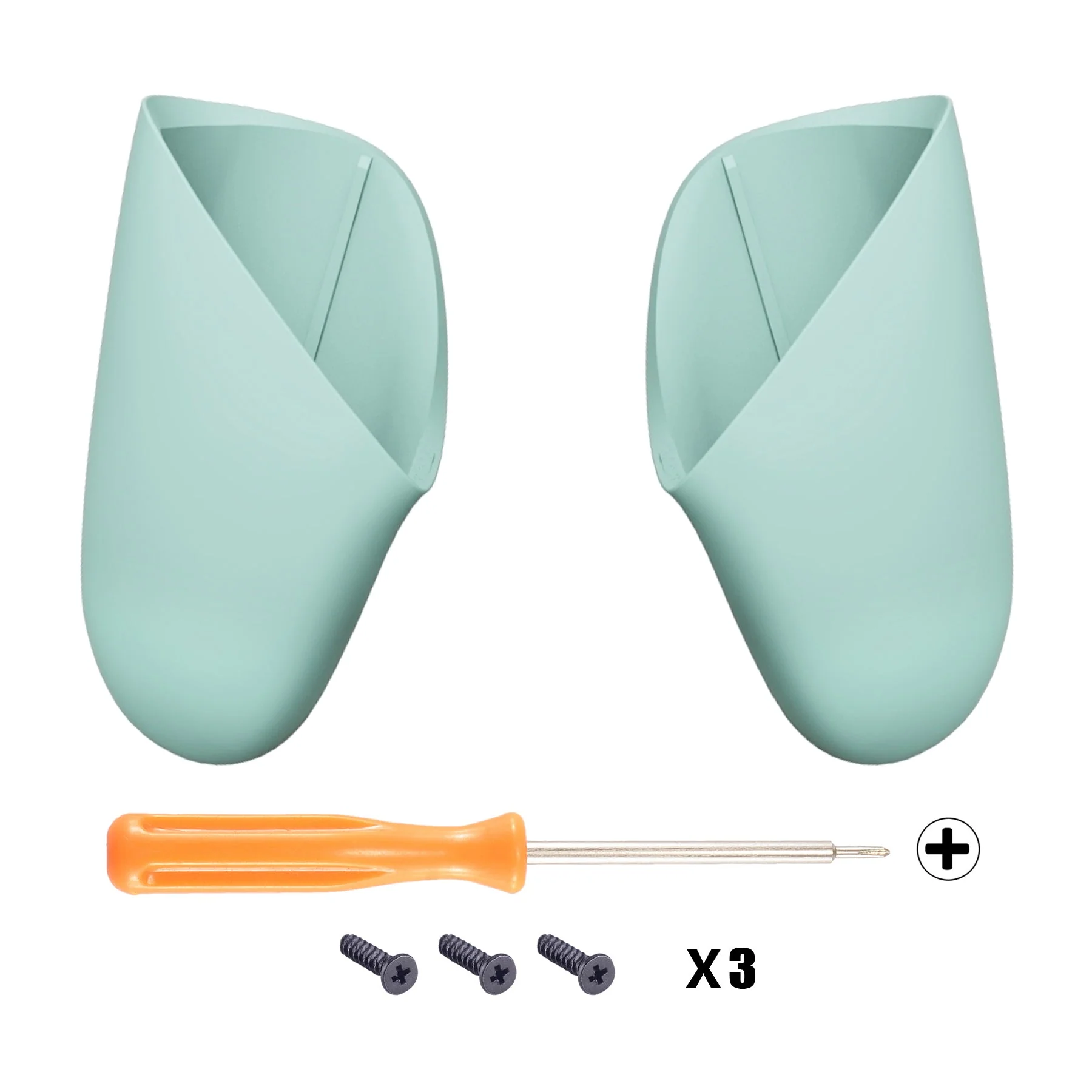 eXtremeRate Replacement Handle Grips for Nintendo Switch Pro Controller - Light Cyan - Image 2