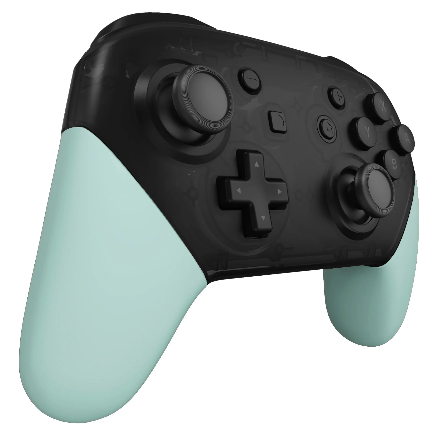 eXtremeRate Replacement Handle Grips for Nintendo Switch Pro Controller - Light Cyan - Image 5