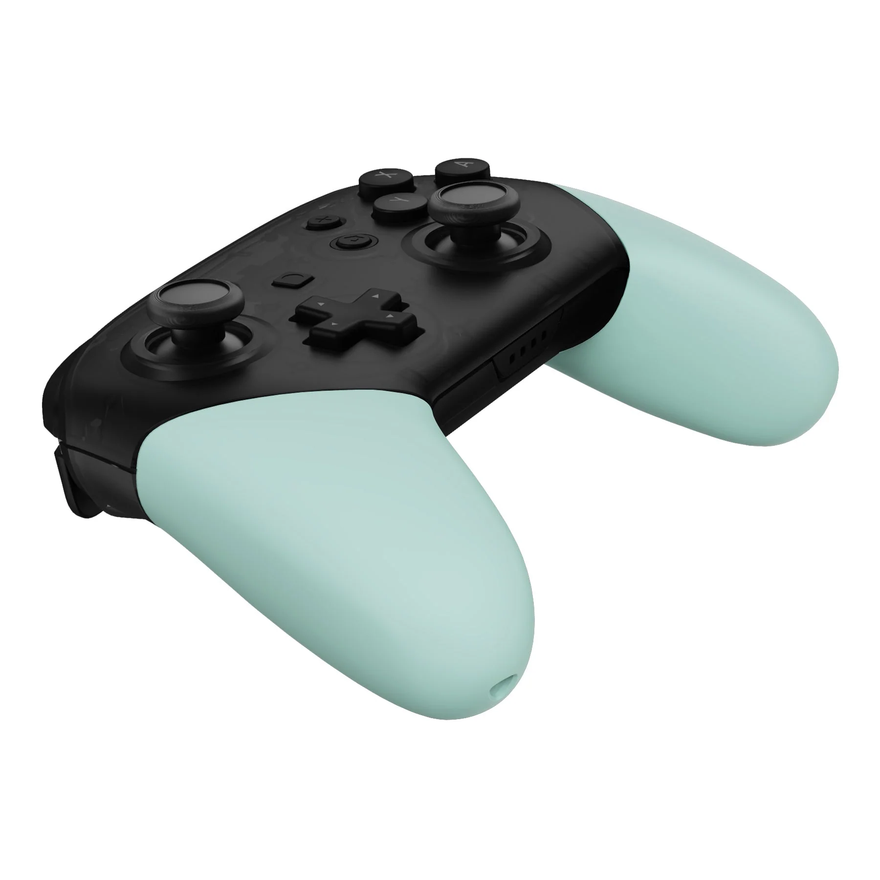 eXtremeRate Replacement Handle Grips for Nintendo Switch Pro Controller - Light Cyan - Image 8