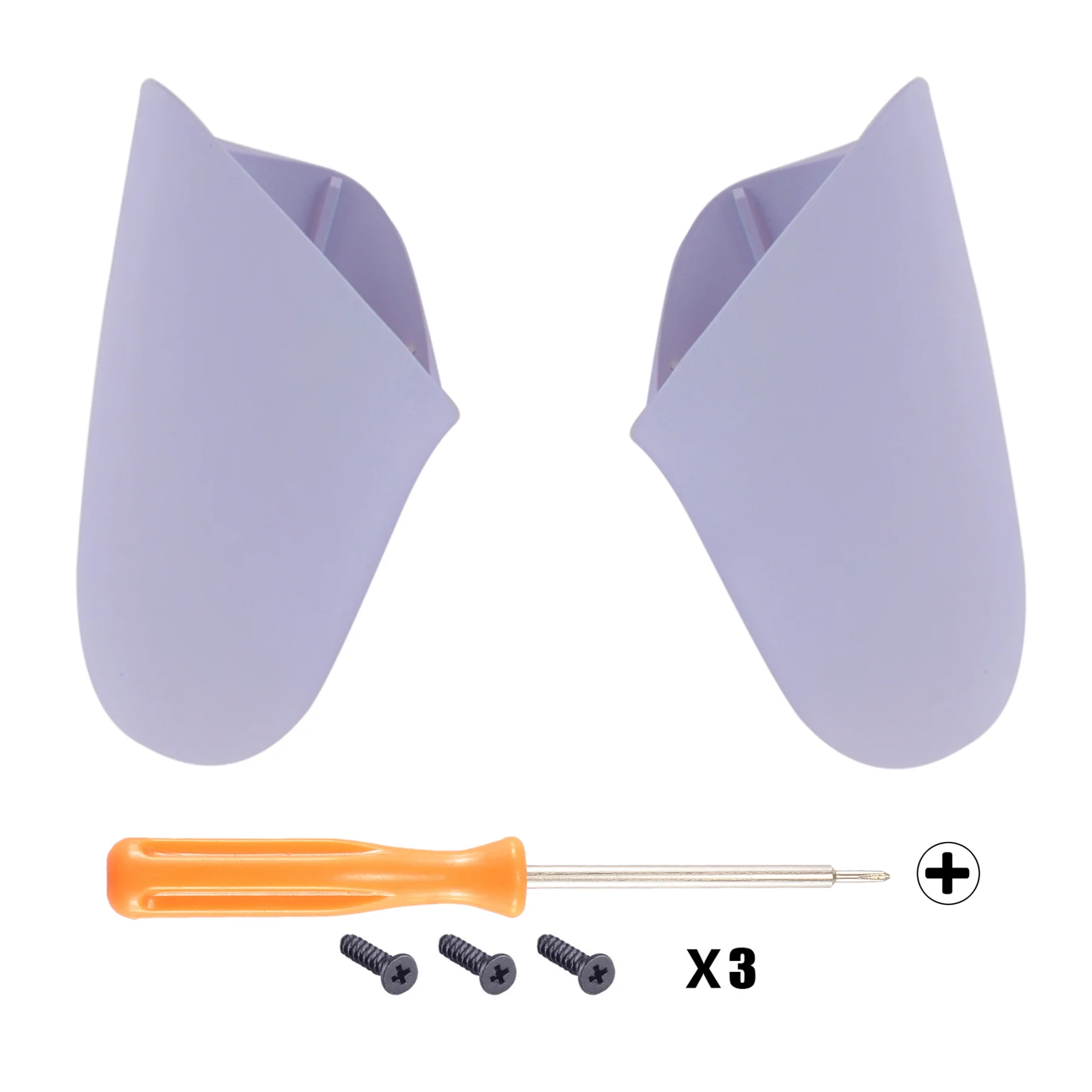 eXtremeRate Replacement Handle Grips for Nintendo Switch Pro Controller - Light Violet - Image 2