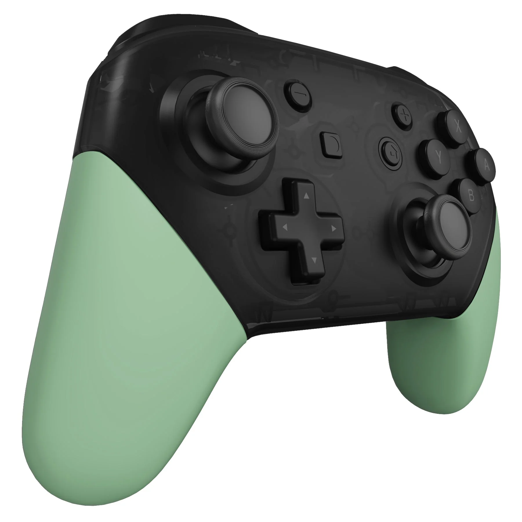 eXtremeRate Replacement Handle Grips for Nintendo Switch Pro Controller - Matcha Green - Image 4
