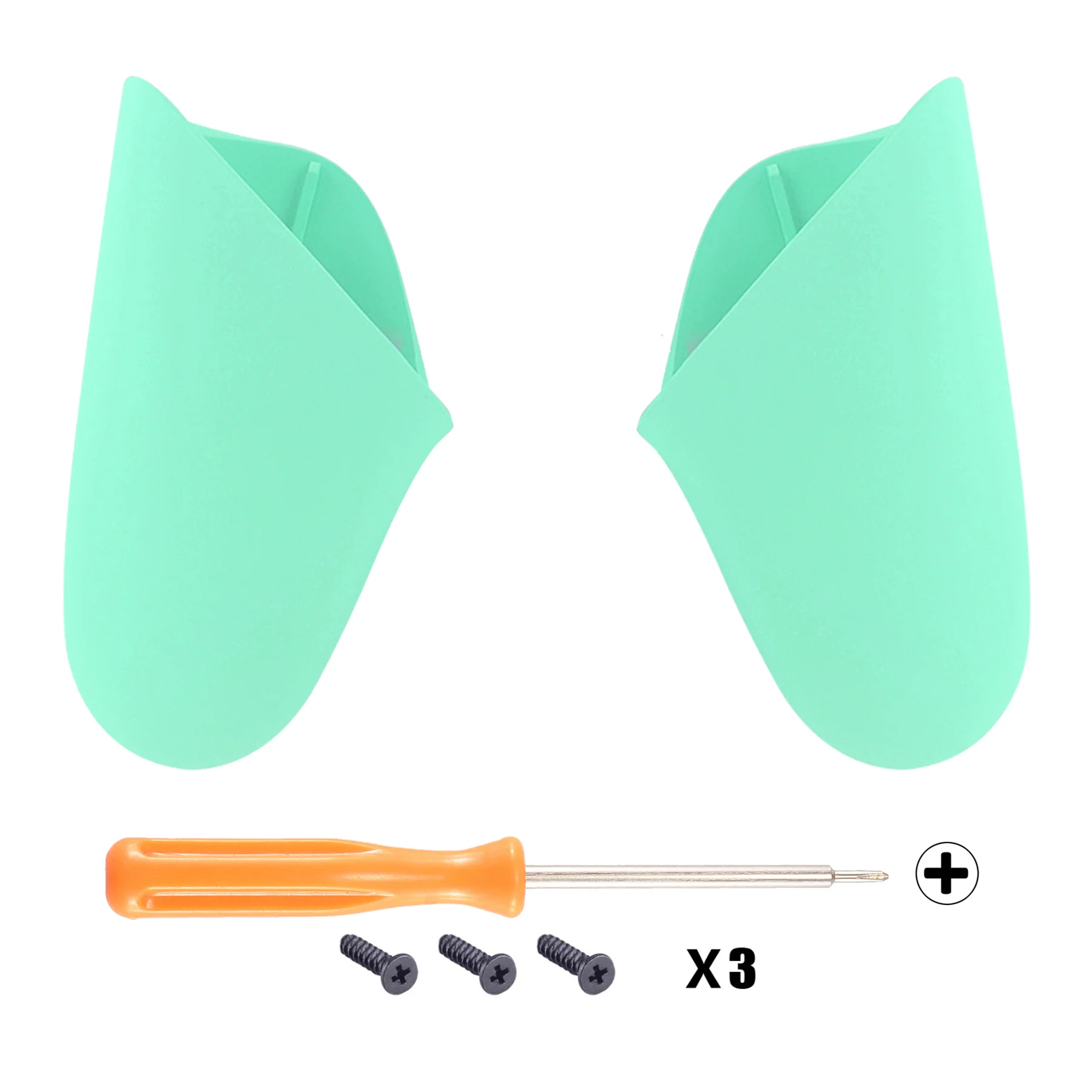 eXtremeRate Replacement Handle Grips for Nintendo Switch Pro Controller - Mint Green - Image 2