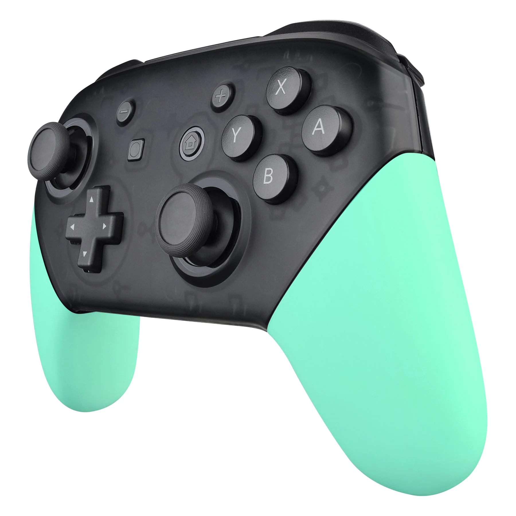 eXtremeRate Replacement Handle Grips for Nintendo Switch Pro Controller - Mint Green - Image 4