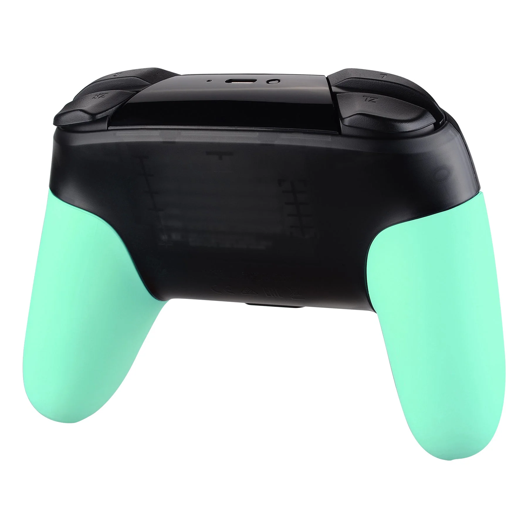 eXtremeRate Replacement Handle Grips for Nintendo Switch Pro Controller - Mint Green - Image 6
