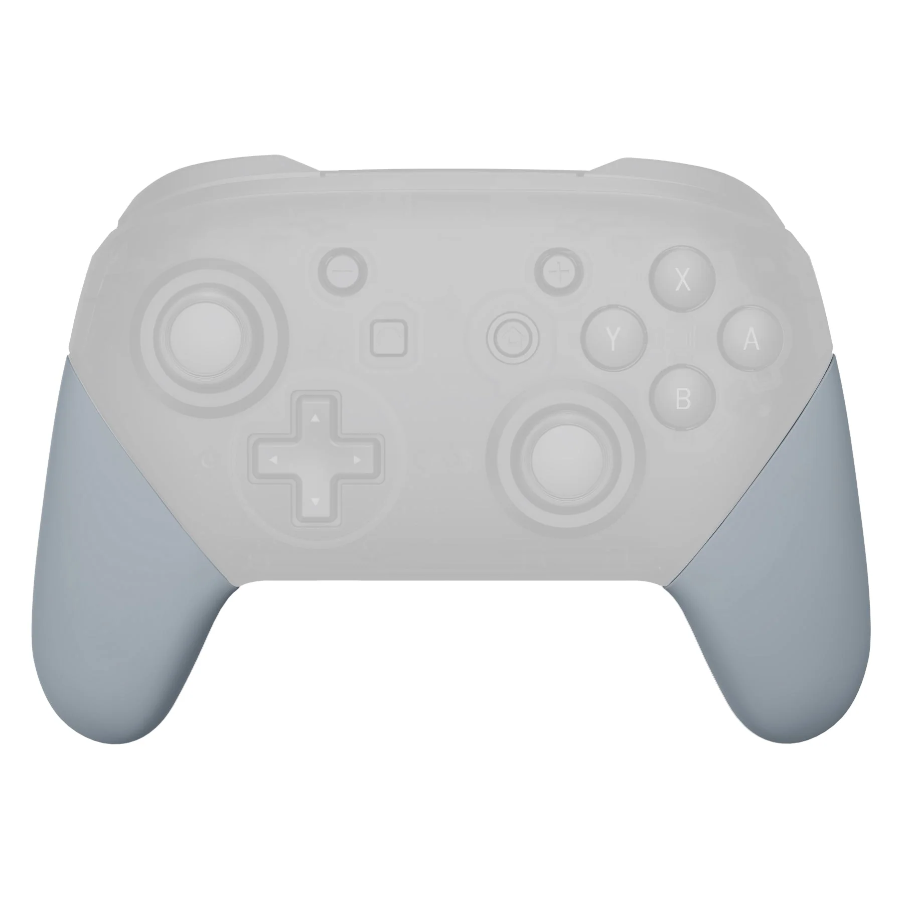 eXtremeRate Replacement Handle Grips for Nintendo Switch Pro Controller - New Hope Gray - Image 3
