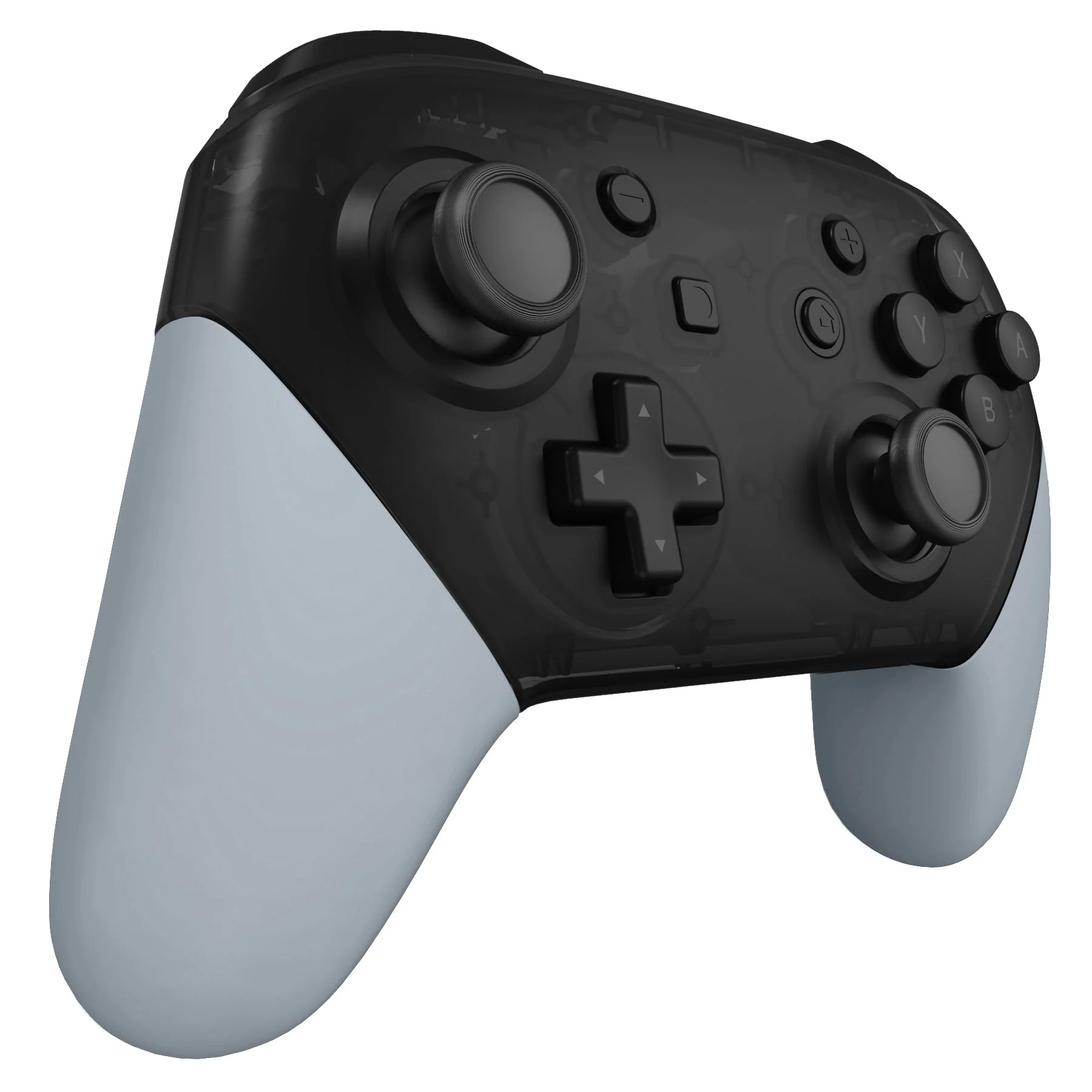 eXtremeRate Replacement Handle Grips for Nintendo Switch Pro Controller - New Hope Gray - Image 6
