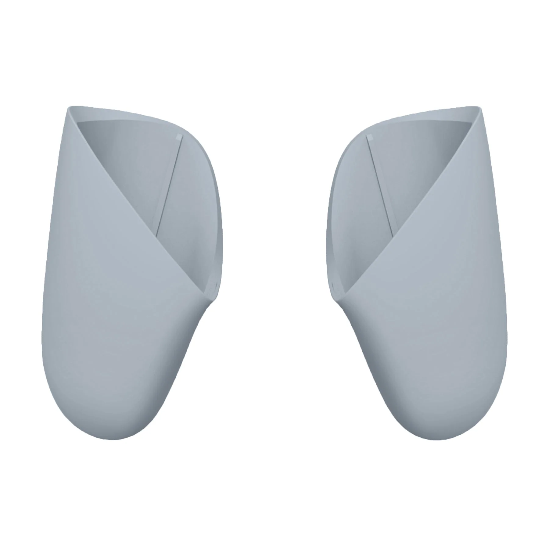 eXtremeRate Replacement Handle Grips for Nintendo Switch Pro Controller - New Hope Gray - Image 7