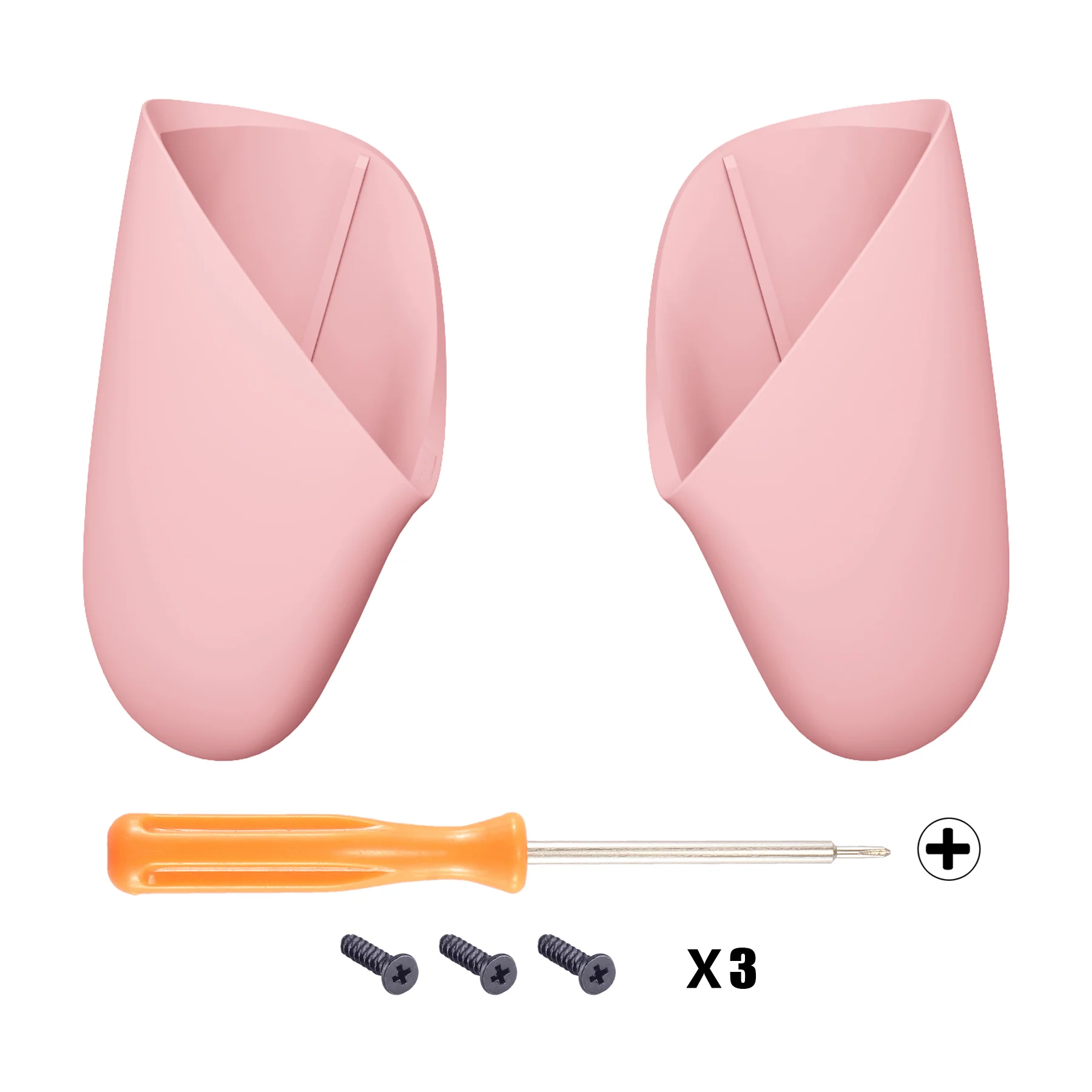 eXtremeRate Replacement Handle Grips for Nintendo Switch Pro Controller - Puffy Pink - Image 2