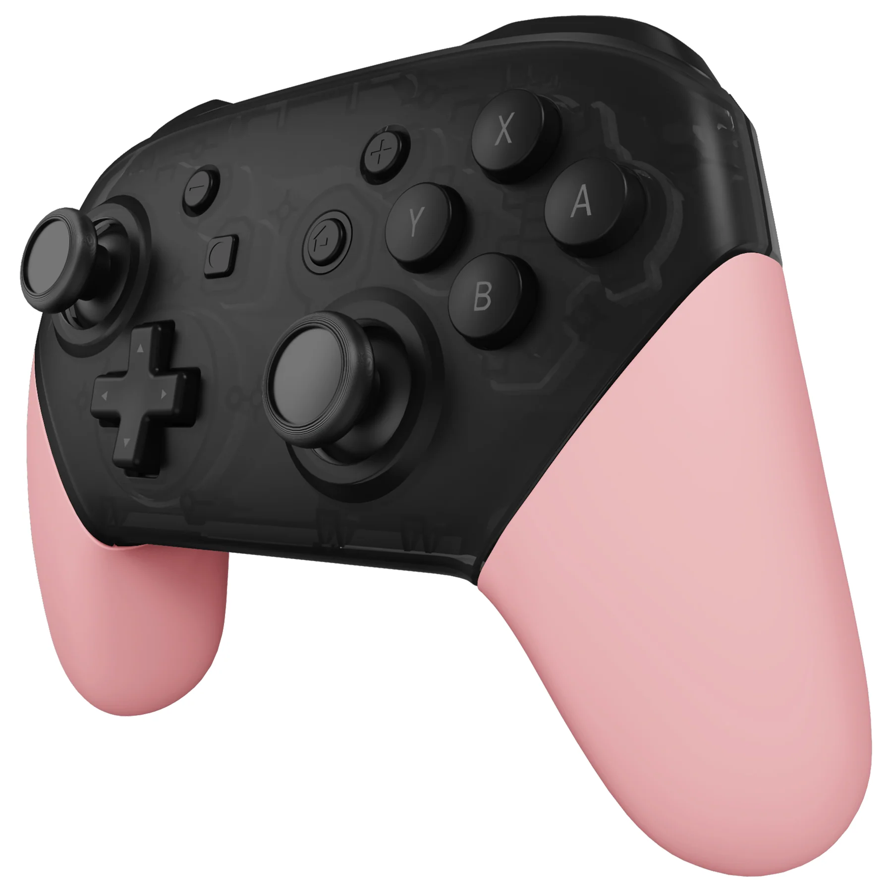 eXtremeRate Replacement Handle Grips for Nintendo Switch Pro Controller - Puffy Pink - Image 4