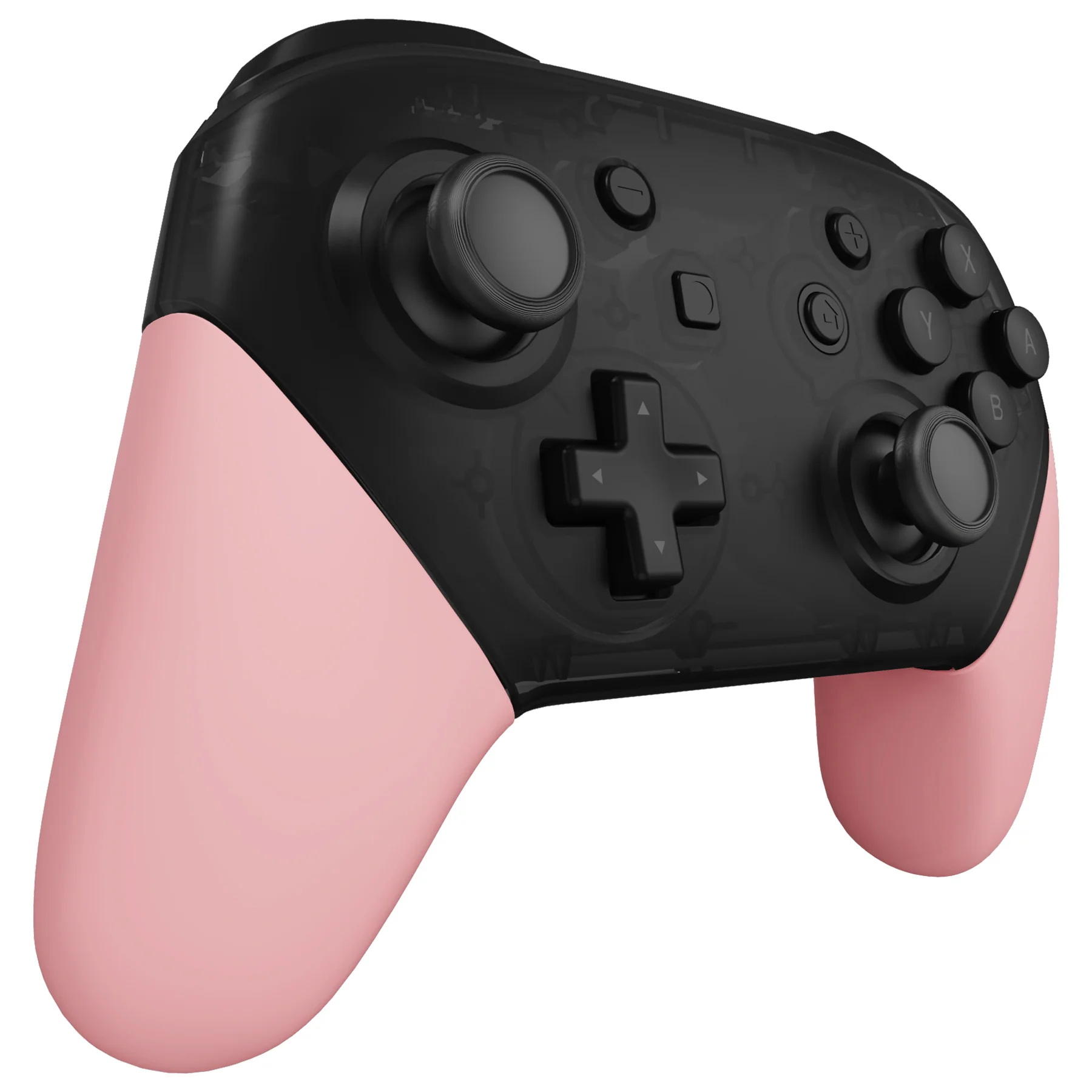 eXtremeRate Replacement Handle Grips for Nintendo Switch Pro Controller - Puffy Pink - Image 5