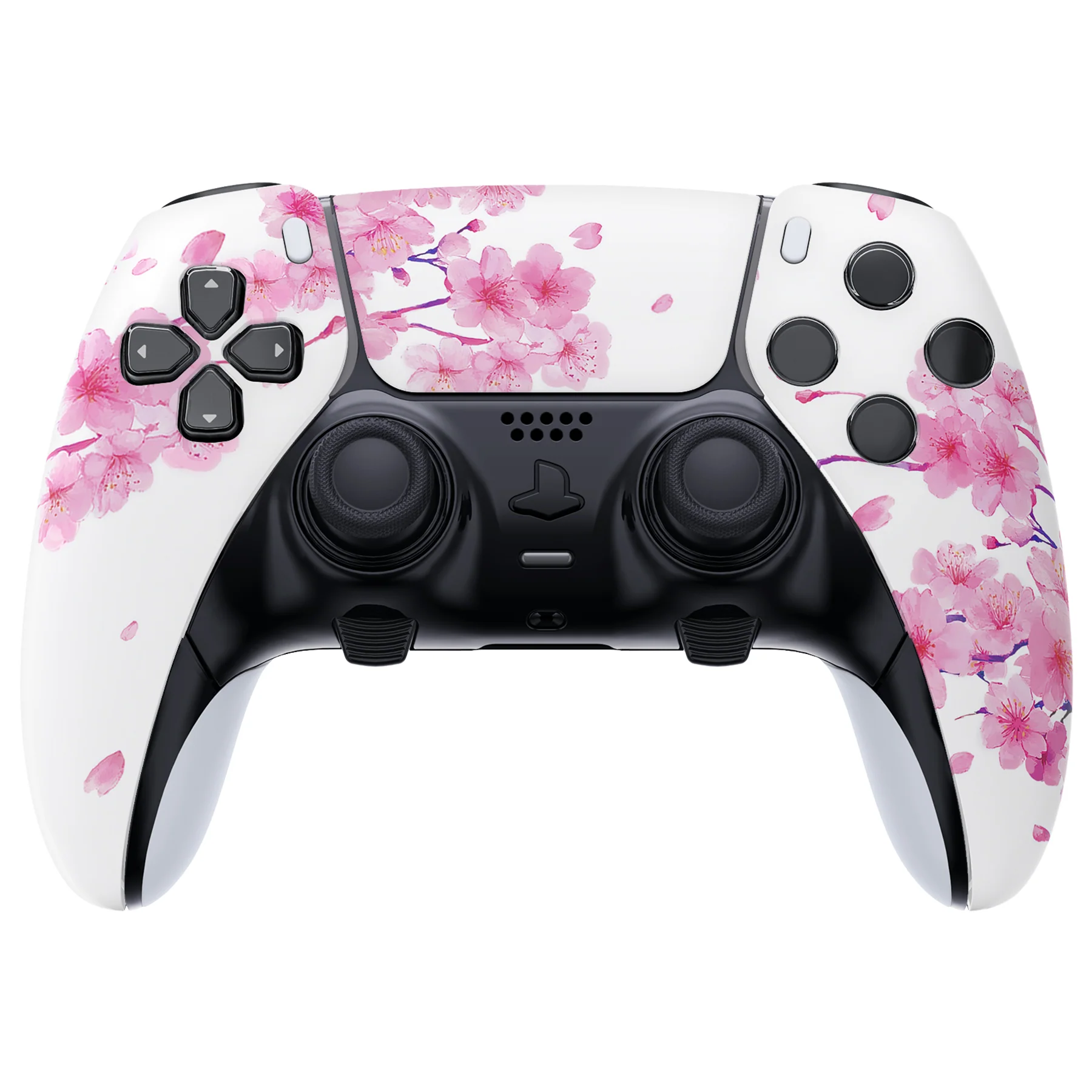 eXtremeRate Replacement Left Right Front Housing Shell with Touchpad Compatible with PS5 Edge Controller - Cherry Blossom Whisper - Image 2