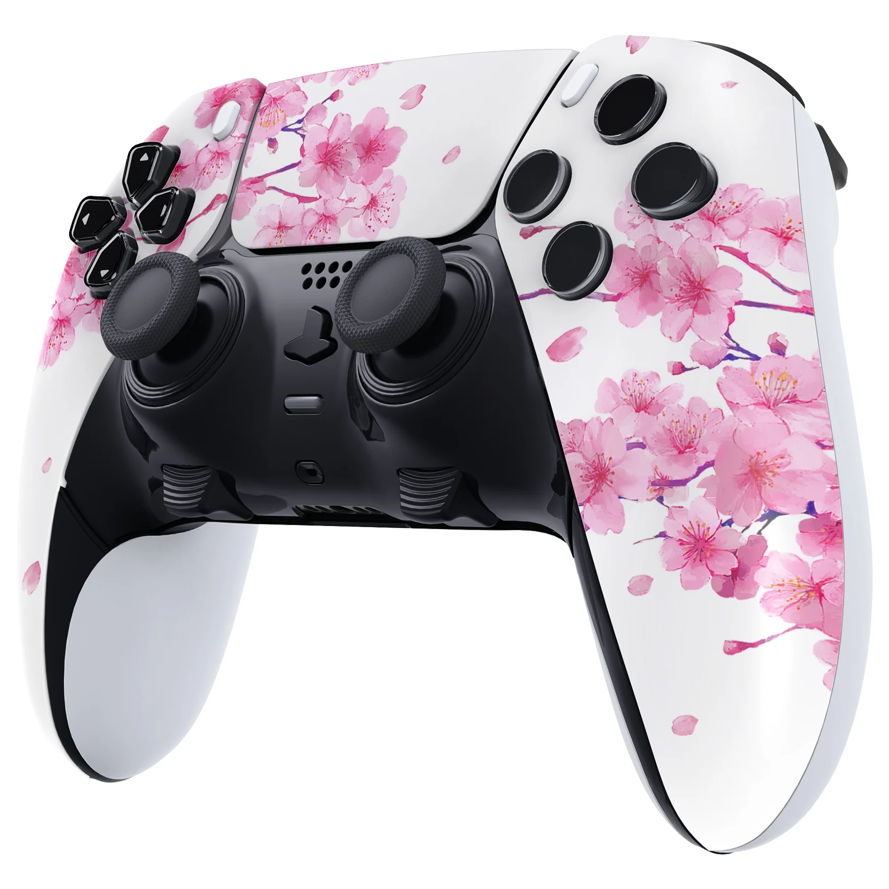 eXtremeRate Replacement Left Right Front Housing Shell with Touchpad Compatible with PS5 Edge Controller - Cherry Blossom Whisper - Image 5