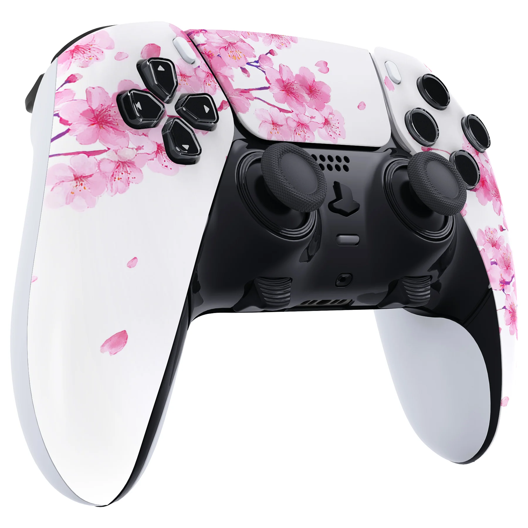 eXtremeRate Replacement Left Right Front Housing Shell with Touchpad Compatible with PS5 Edge Controller - Cherry Blossom Whisper - Image 6