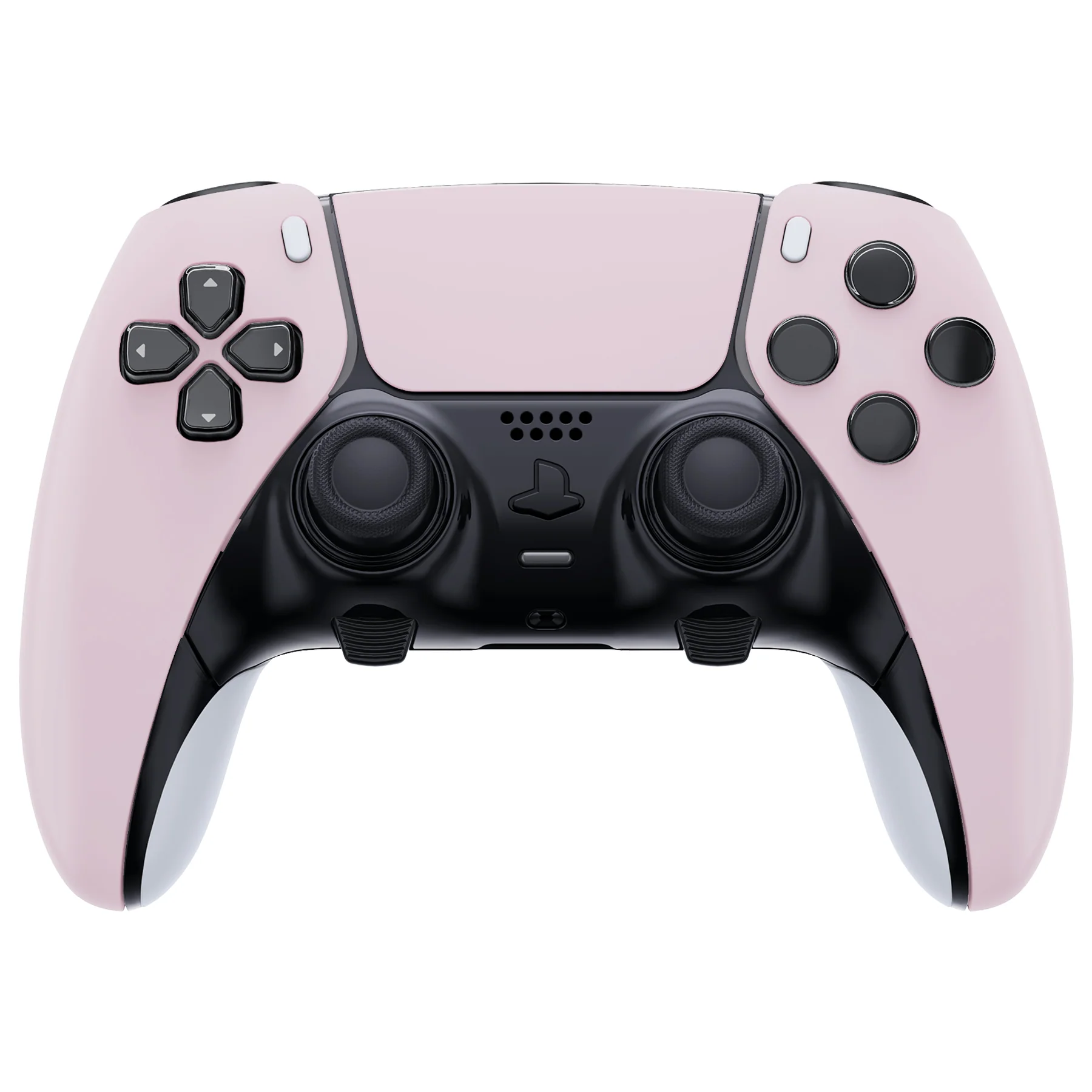 eXtremeRate Replacement Left Right Front Housing Shell with Touchpad Compatible with PS5 Edge Controller - Cherry Blossoms Pink - Image 4