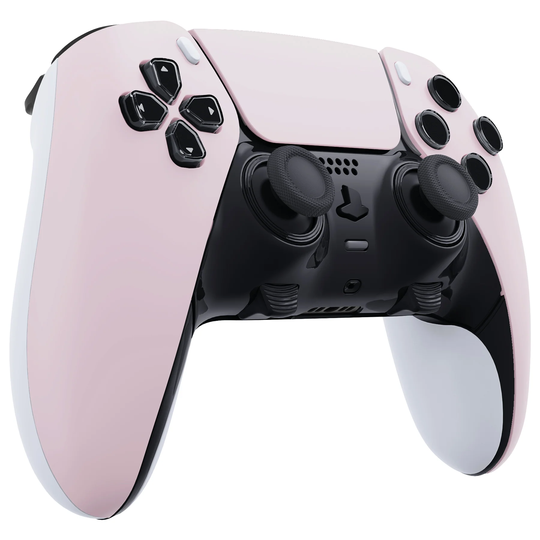 eXtremeRate Replacement Left Right Front Housing Shell with Touchpad Compatible with PS5 Edge Controller - Cherry Blossoms Pink - Image 6