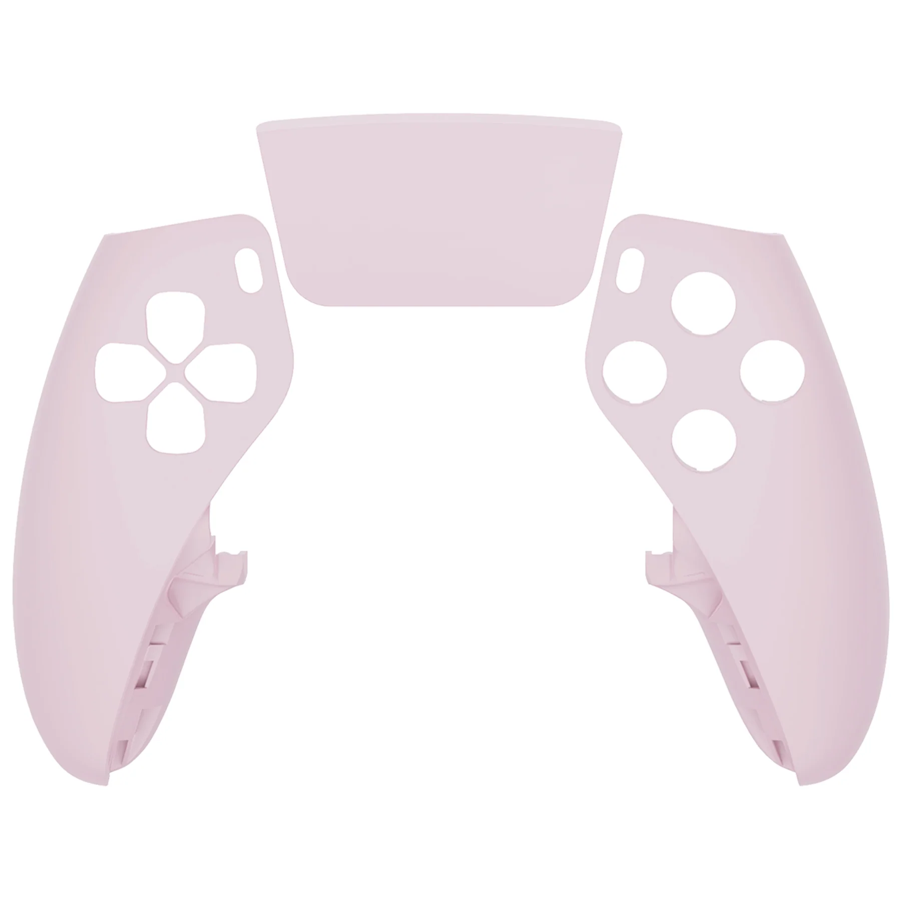 eXtremeRate Replacement Left Right Front Housing Shell with Touchpad Compatible with PS5 Edge Controller - Cherry Blossoms Pink - Image 7