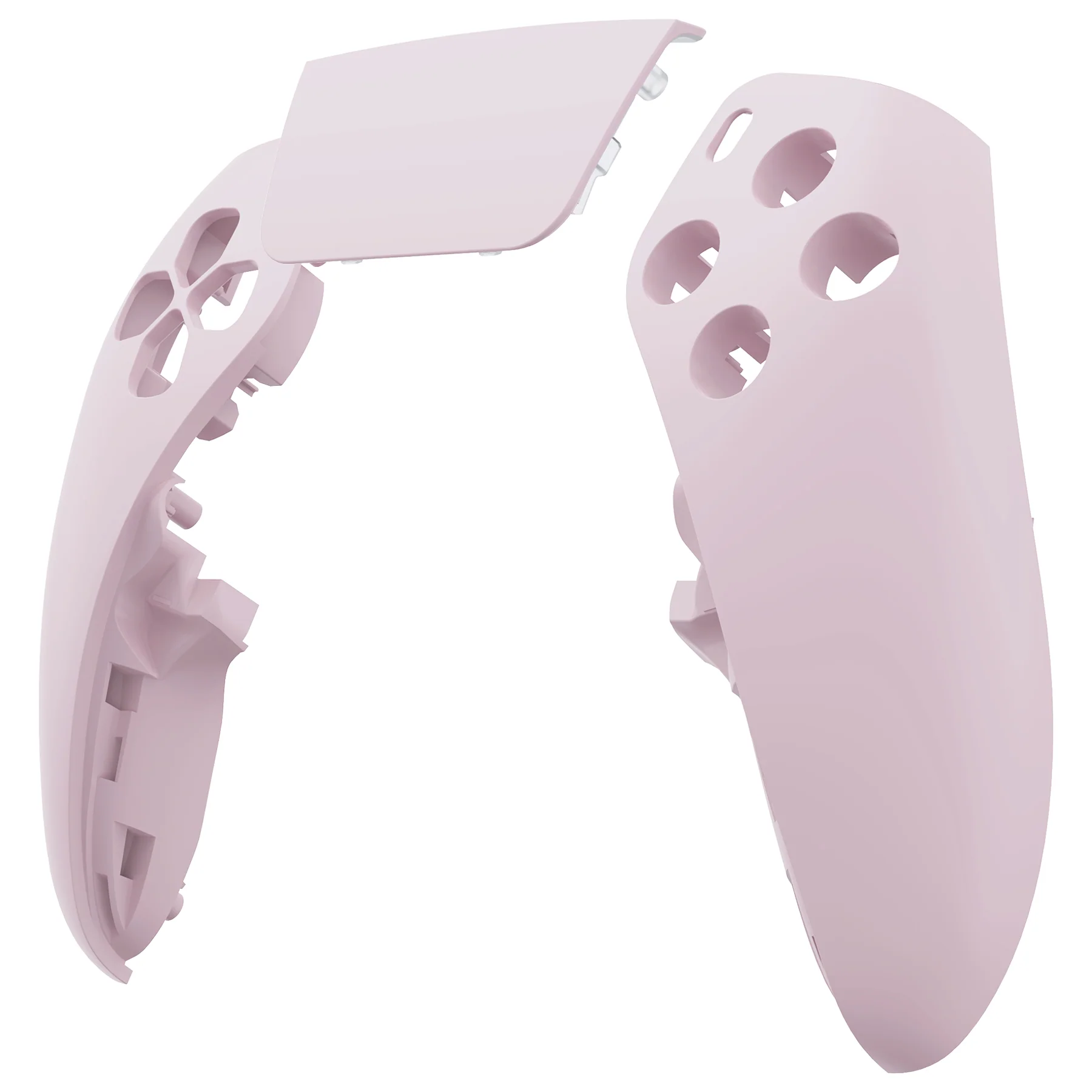 eXtremeRate Replacement Left Right Front Housing Shell with Touchpad Compatible with PS5 Edge Controller - Cherry Blossoms Pink - Image 8