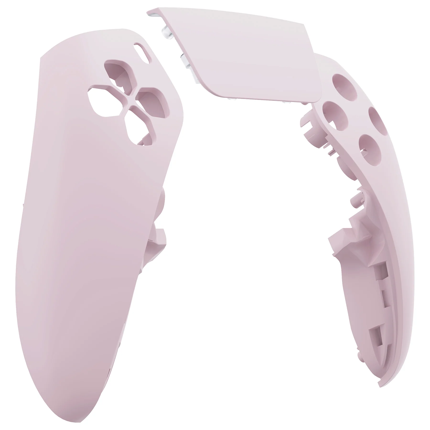 eXtremeRate Replacement Left Right Front Housing Shell with Touchpad Compatible with PS5 Edge Controller - Cherry Blossoms Pink - Image 9