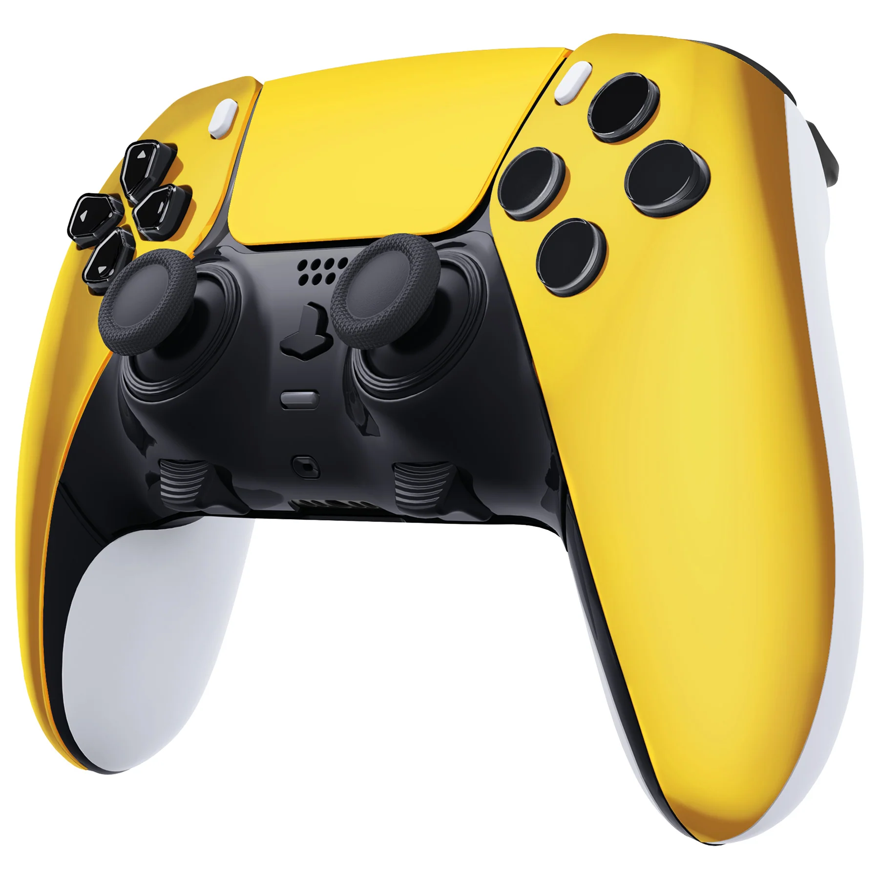 eXtremeRate Replacement Left Right Front Housing Shell with Touchpad Compatible with PS5 Edge Controller - Chrome Gold - Image 5