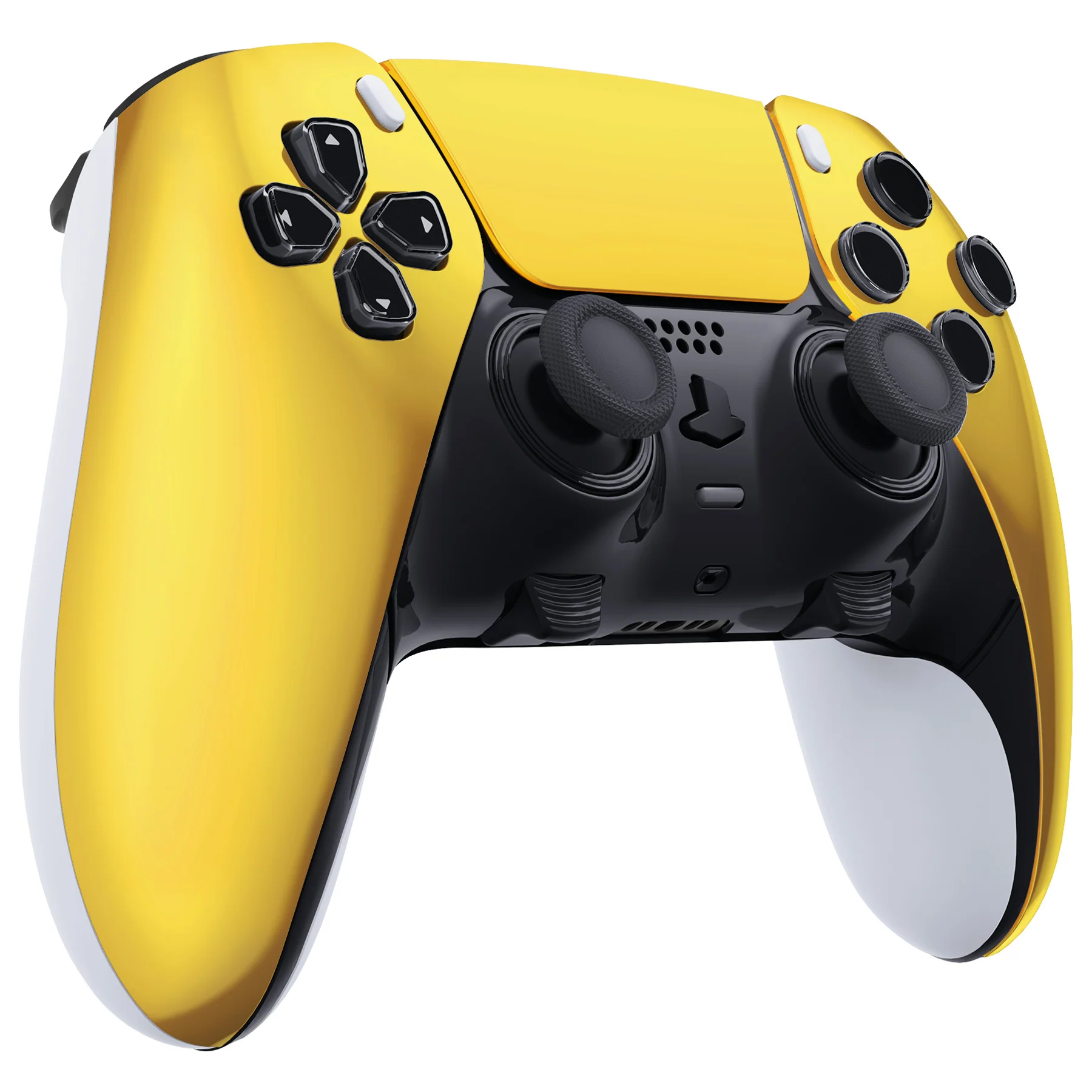 eXtremeRate Replacement Left Right Front Housing Shell with Touchpad Compatible with PS5 Edge Controller - Chrome Gold - Image 6