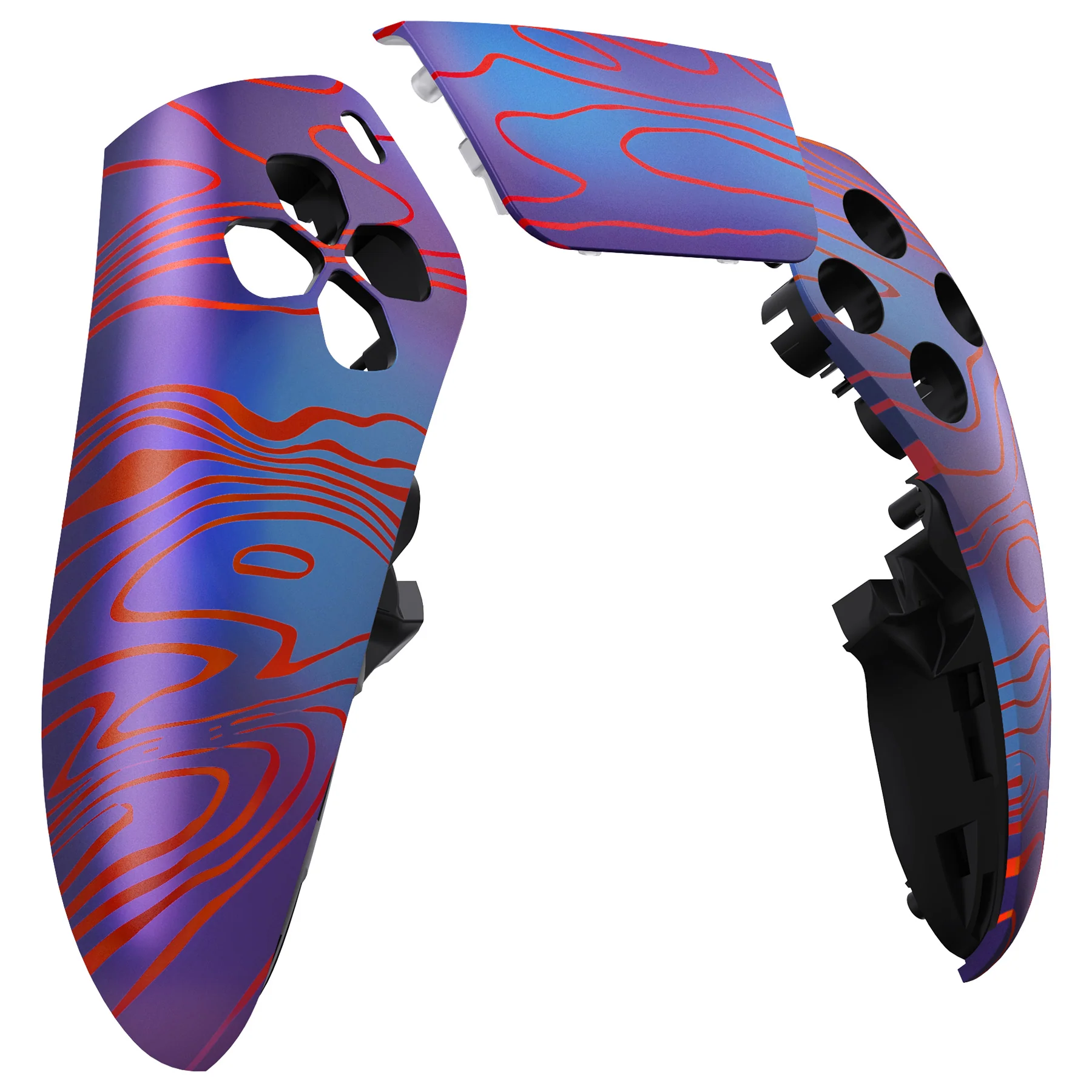 eXtremeRate Replacement Left Right Front Housing Shell with Touchpad Compatible with PS5 Edge Controller - Damascuscamo - Image 9