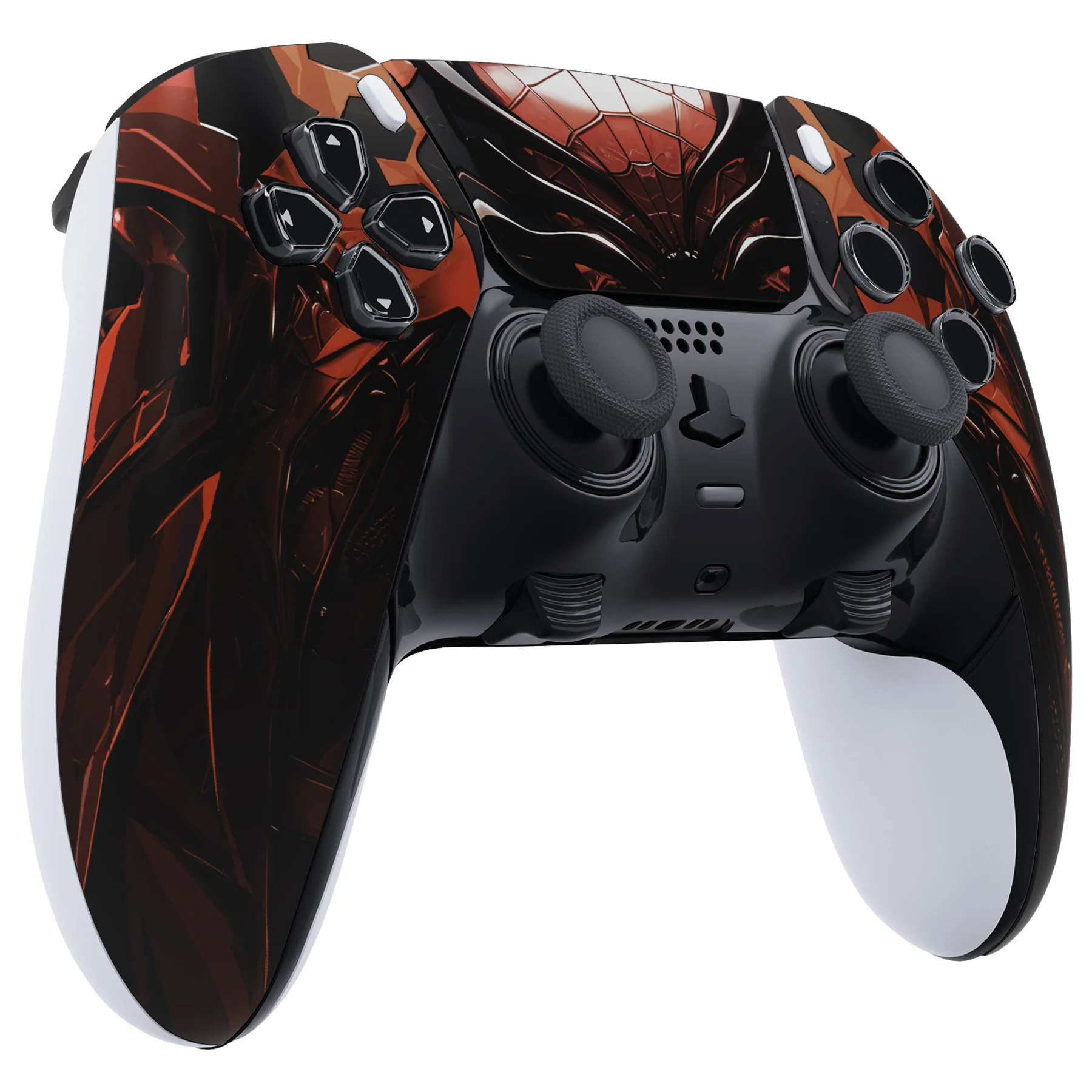 eXtremeRate Replacement Left Right Front Housing Shell with Touchpad Compatible with PS5 Edge Controller - Spider Armor - Image 6