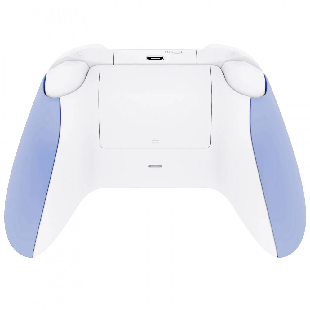eXtremeRate Replacement Non-Slip Side Rails Grip Back Panels for Xbox Series X & S Controller - Light Violet - Image 4