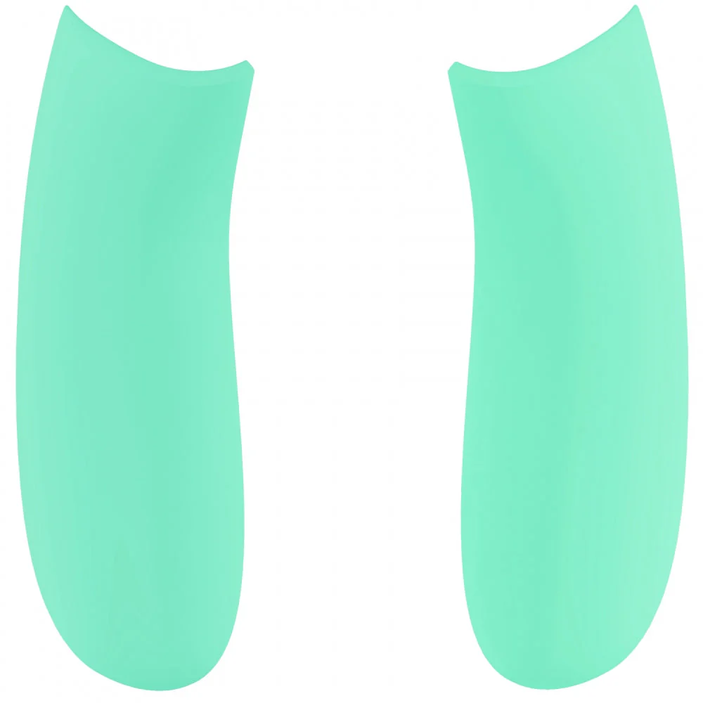 eXtremeRate Replacement Non-Slip Side Rails Grip Back Panels for Xbox Series X & S Controller - Mint Green - Image 2
