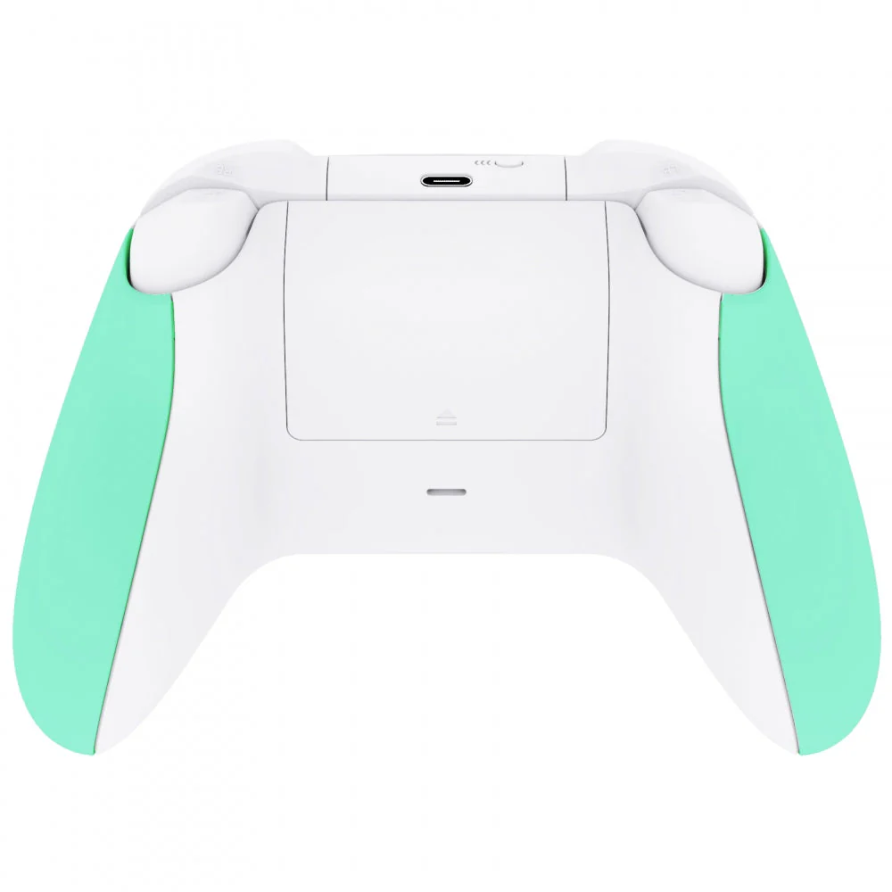 eXtremeRate Replacement Non-Slip Side Rails Grip Back Panels for Xbox Series X & S Controller - Mint Green - Image 4