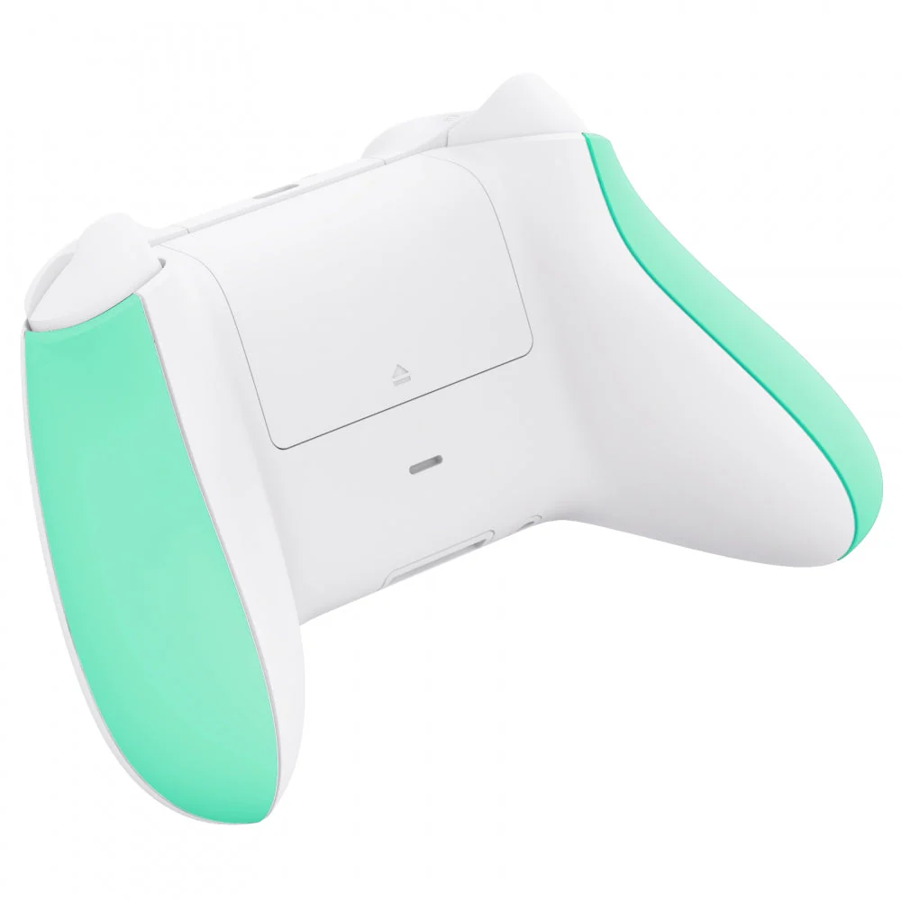 eXtremeRate Replacement Non-Slip Side Rails Grip Back Panels for Xbox Series X & S Controller - Mint Green - Image 6